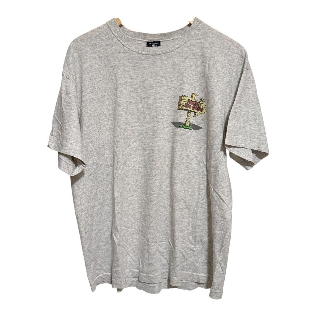 Warner Bros 90s "Free Bird Seed" Looney backpack shirt Size US XL / EU 56 / 4 - 2 Thumbnail
