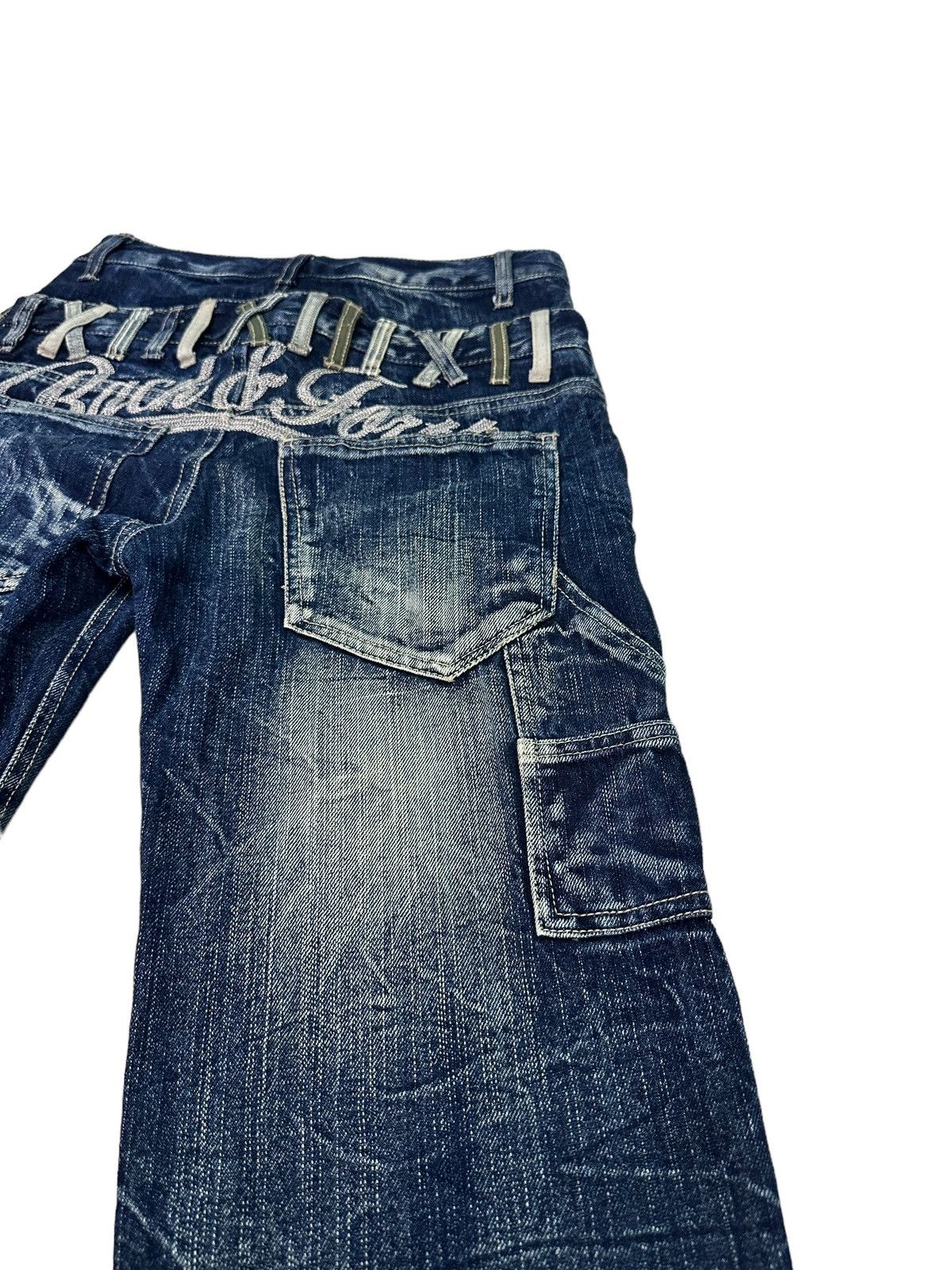Japanese Brand JAPANESE BRAND BACK&FORTH DOUBLE WAIST JEANS Size US 29 - 7 Thumbnail