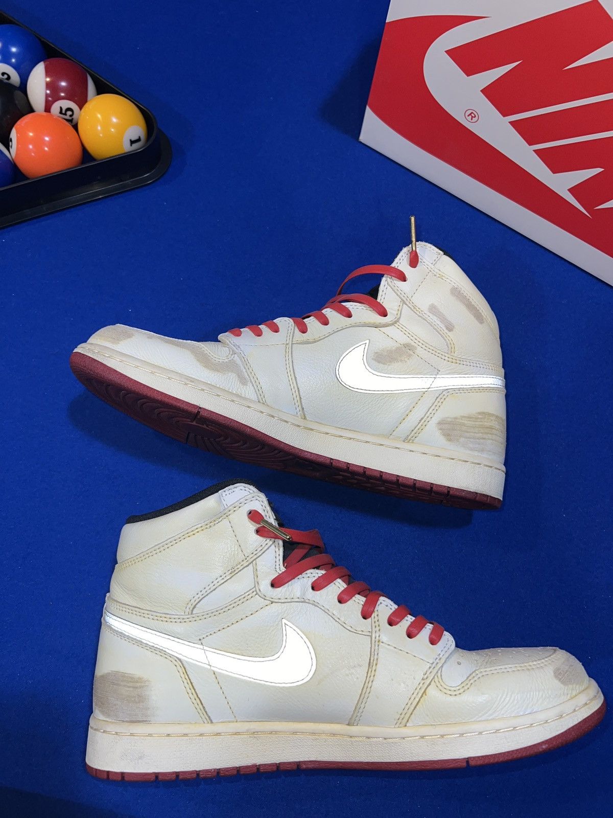 Jordan Brand × Nike Jordan 1 Hi NRG ‘Nigel Sylvester’ Size US 11.5 / EU 44-45 - 3 Thumbnail