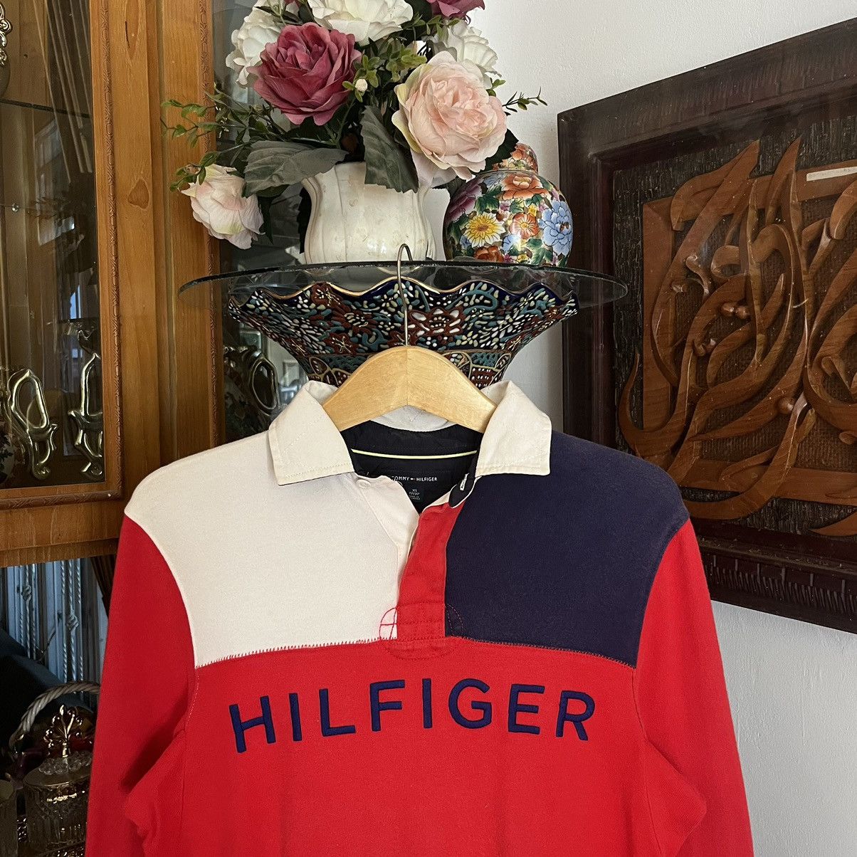 Tommy Hilfiger Tommy Hilfiger 3 Tone Embroidered Polo Shirt Rugby shirt Size US XS / EU 42 / 0 - 2 Thumbnail