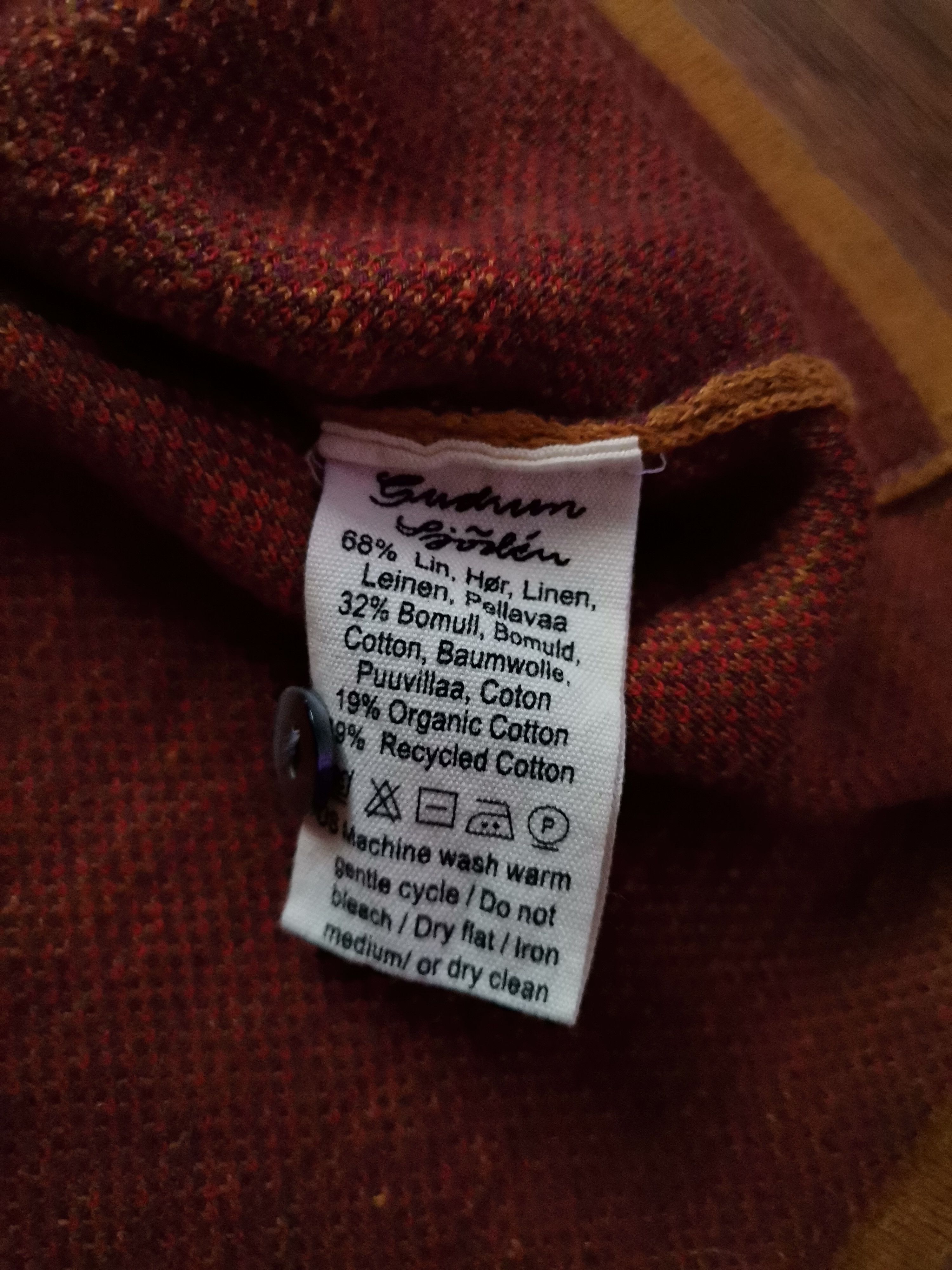Gudrun Sjoden Vintage Gudrun Sjoden Women's Floral Long Cardigan Size L / US 10 / IT 46 - 3 Thumbnail