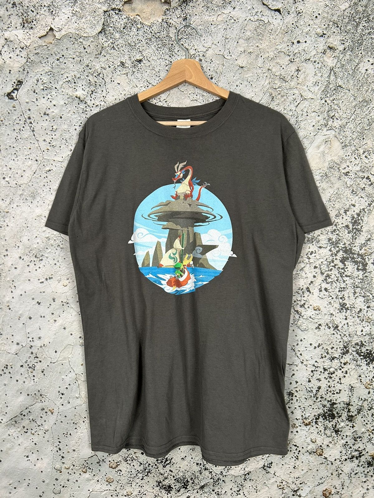 Anime The Legend Of Zelda Graphic Tee Game Anime Promo Retro Hype Size US L / EU 52-54 / 3 - 1 Thumbnail