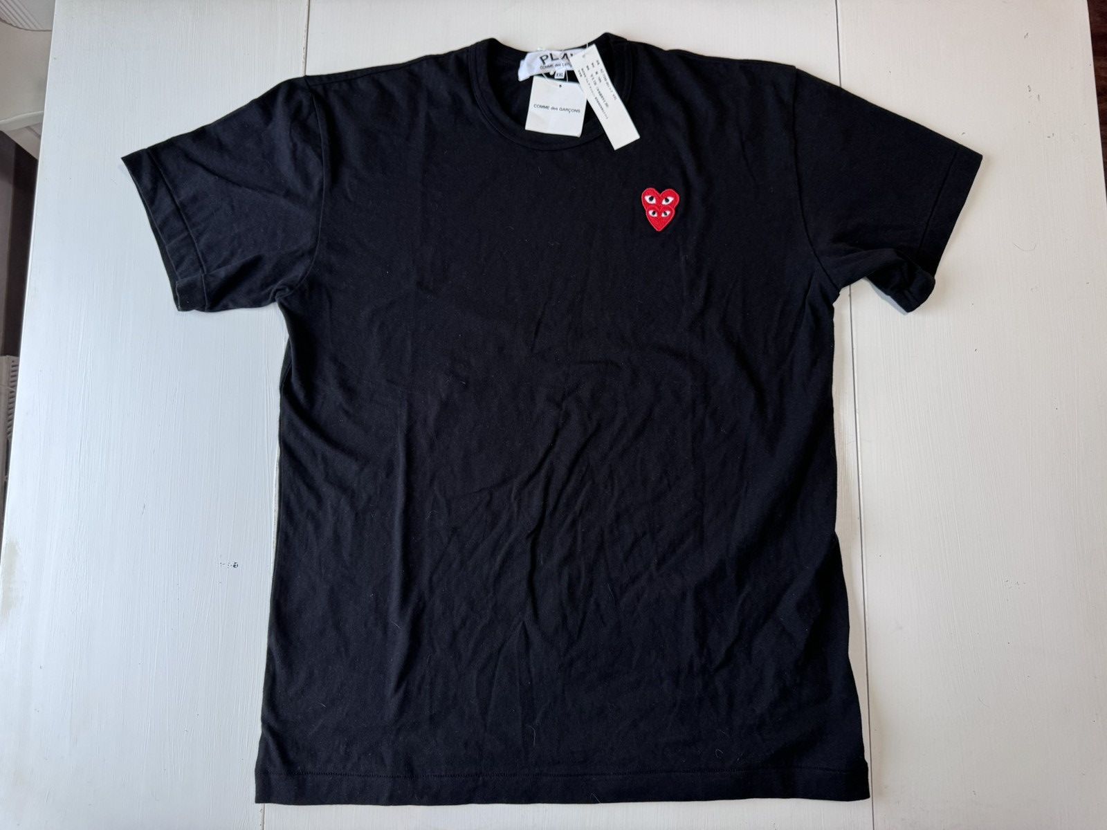 Comme des Garcons New never worn cdg double heart tee Size US XXL / EU 58 / 5 - 1 Thumbnail