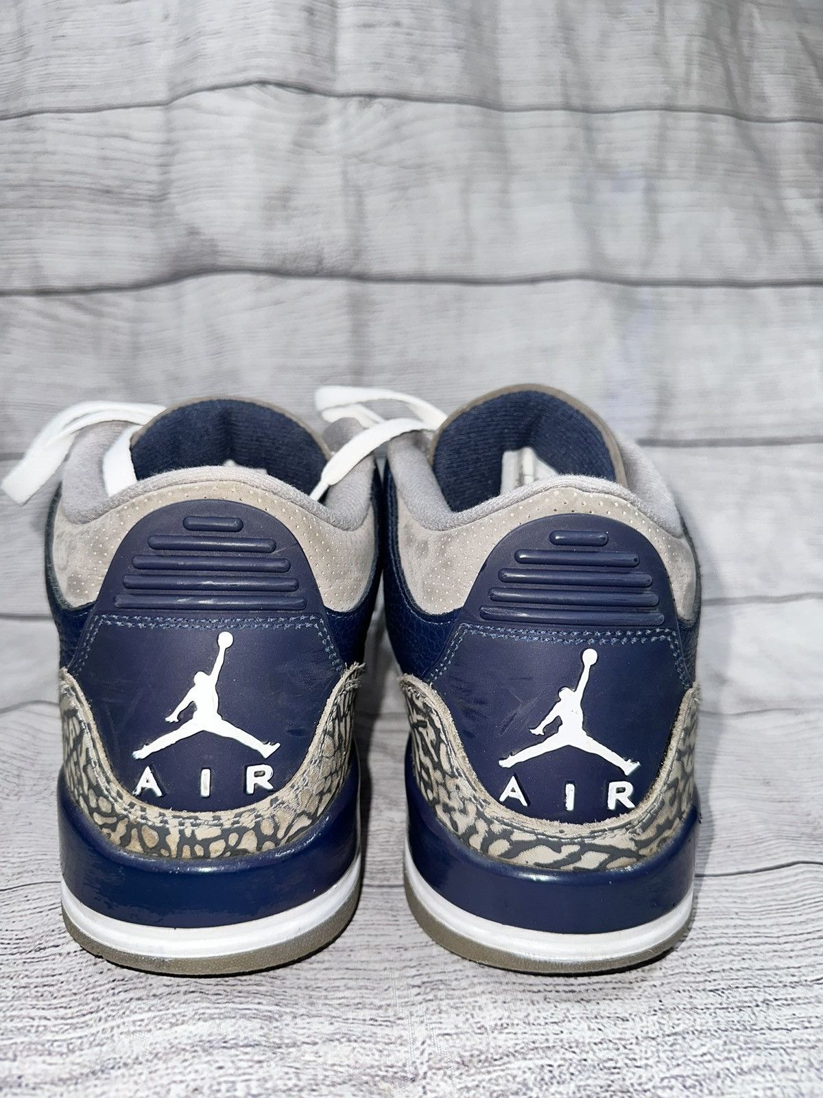 Jordan Brand Nike Air Jordan 3 Retro Georgetown size 8.5 M Size US 8.5 / EU 41-42 - 8 Thumbnail
