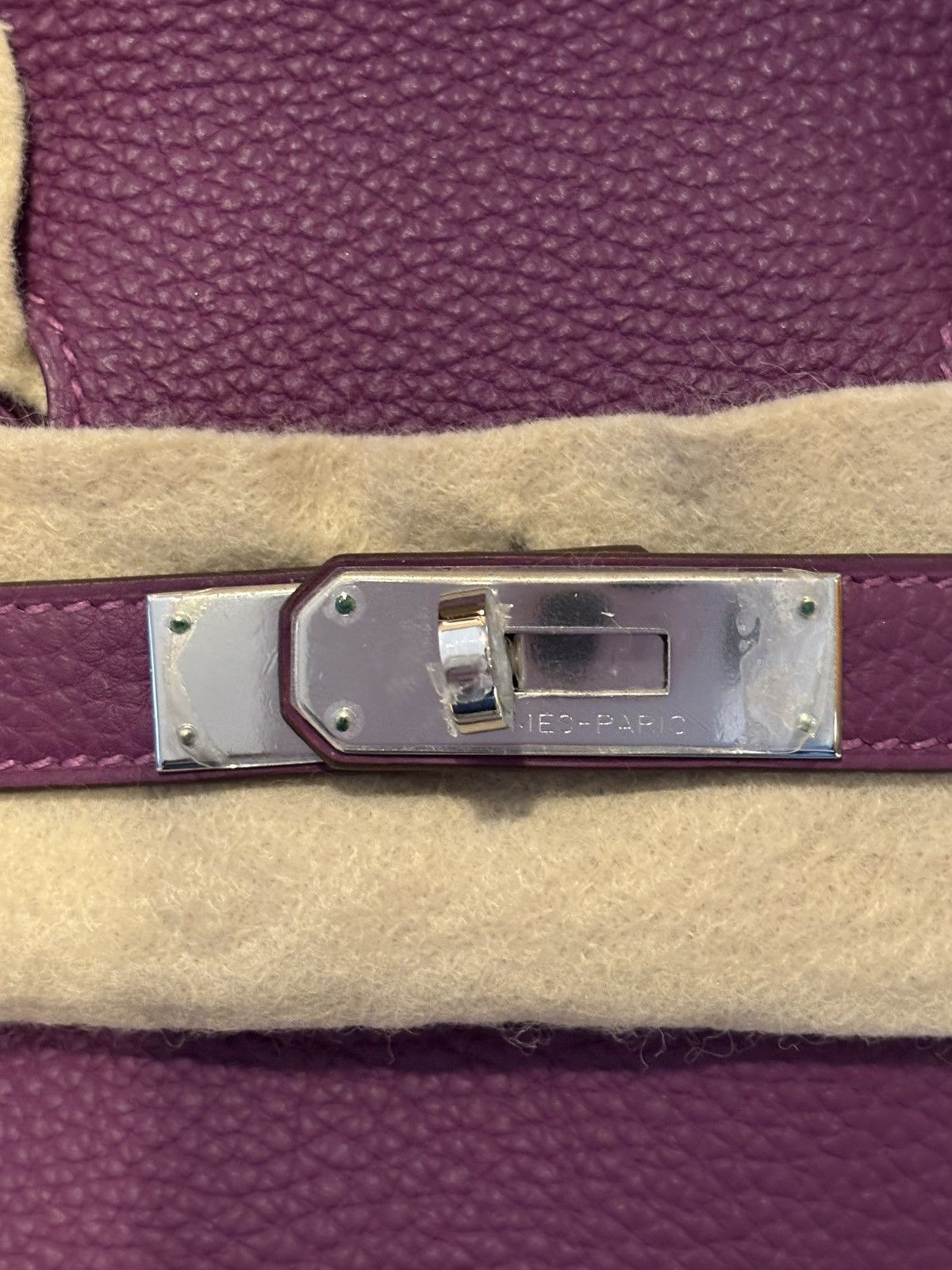 Hermes Hermes 35 Togo Leather Anemone Birkin Size ONE SIZE - 12 Thumbnail
