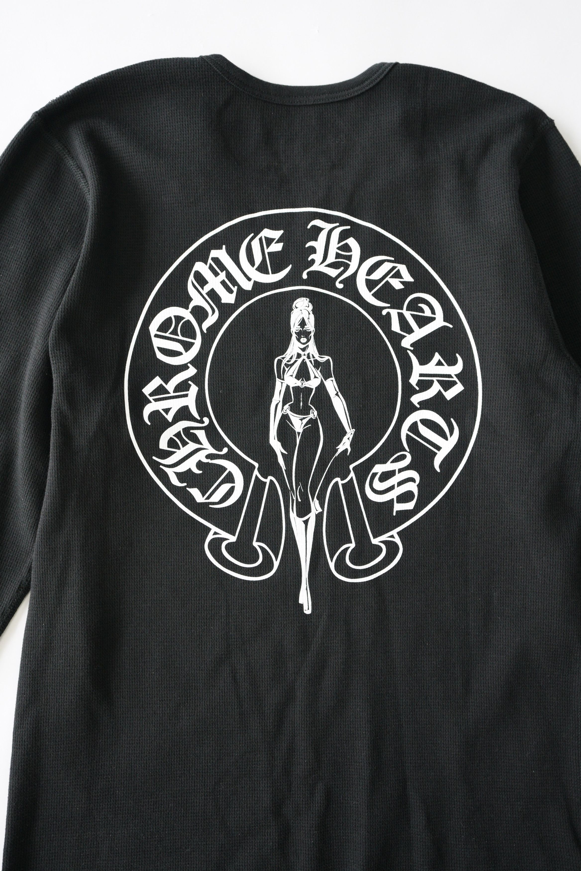 Chrome Hearts Chrome Hearts Deadly Doll Waffle Long Sleeve Size US XL / EU 56 / 4 - 7 Thumbnail
