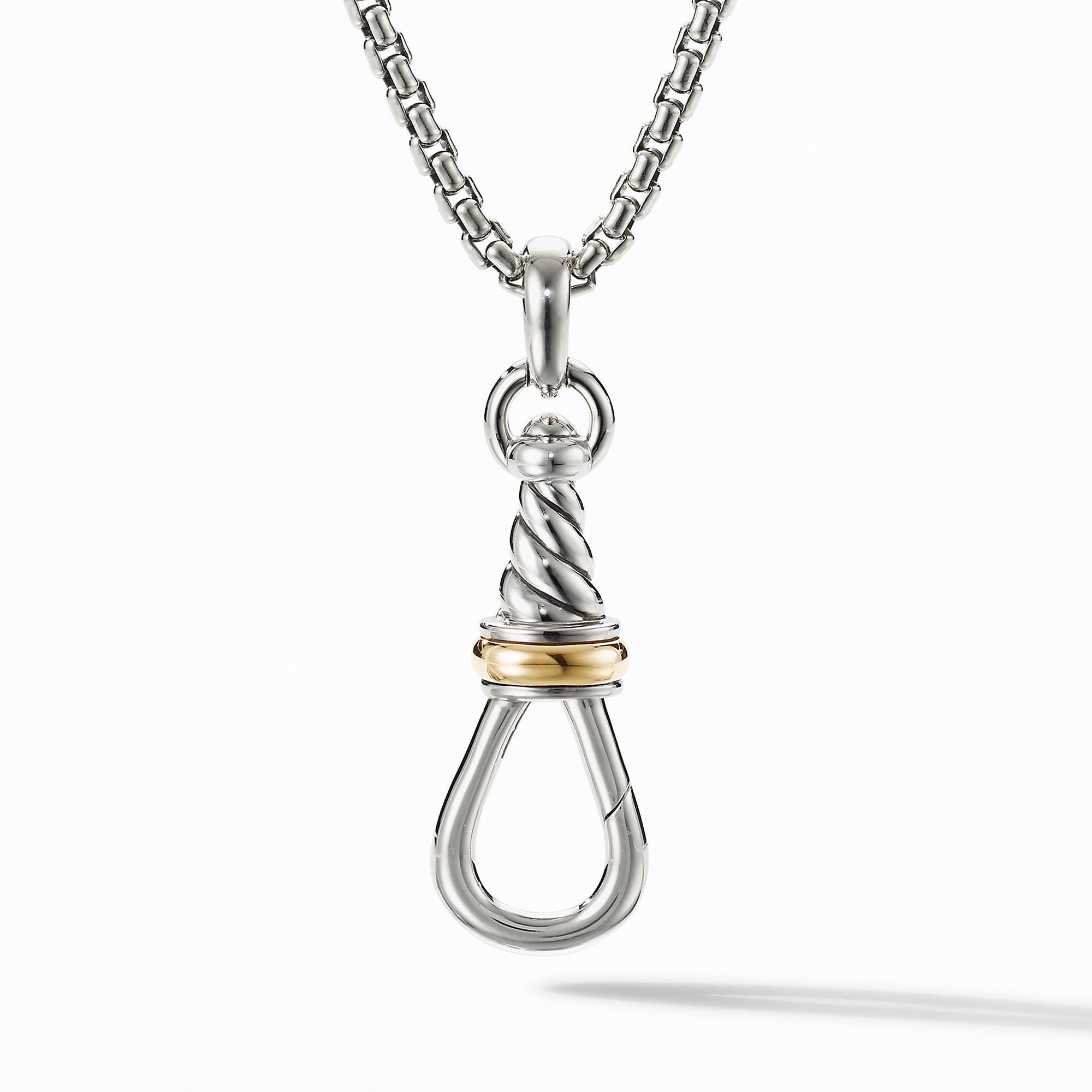 David Yurman o1w1db10325 Size:OS/ Large Cable Amulet in Silver Size ONE SIZE - 1 Thumbnail