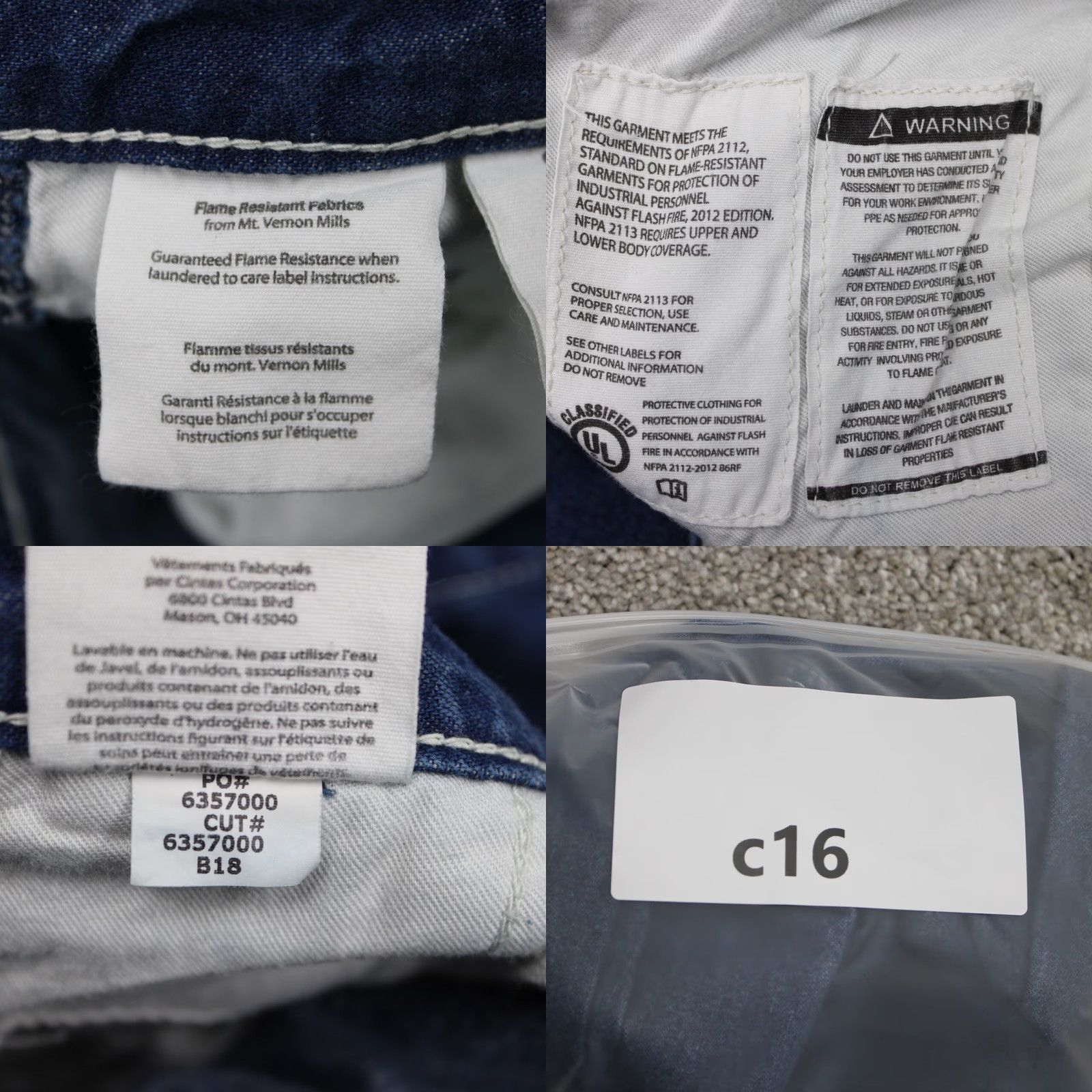 Carhartt Carhartt FR Jeans Mens 44x30 Blue Relaxed Fit Denim Jeans Size US 44 / EU 60 - 9 Thumbnail