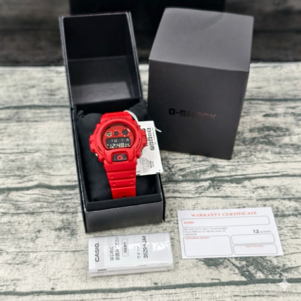 Casio Casio G-Shock DW-6900RRB-4JF Iconic Red Digital Watch NEW Size ONE SIZE - 9 Thumbnail