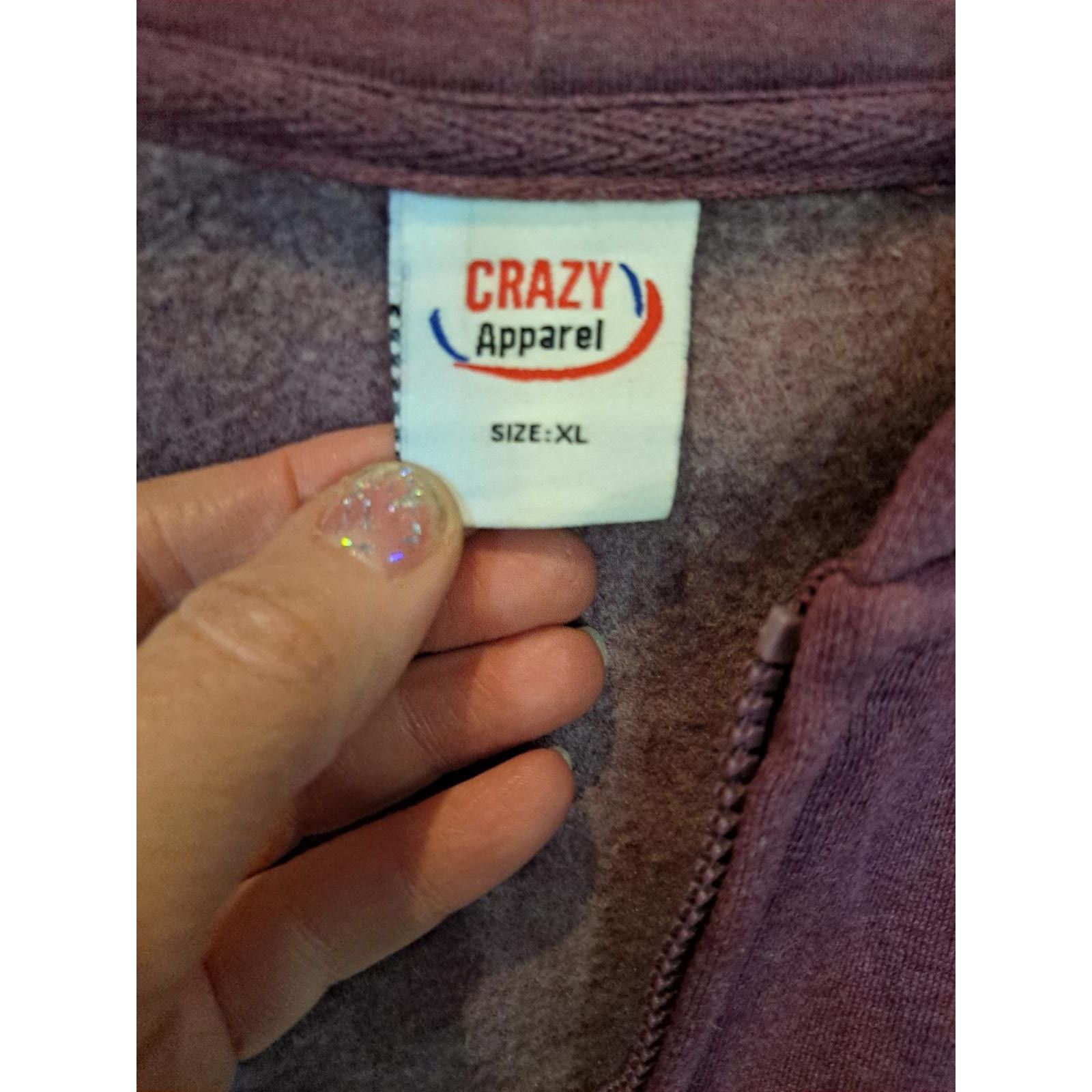 Other Crazy Apparel Carmel California Full Zipper Hooded Sweatshir Size US XL / EU 56 / 4 - 4 Thumbnail