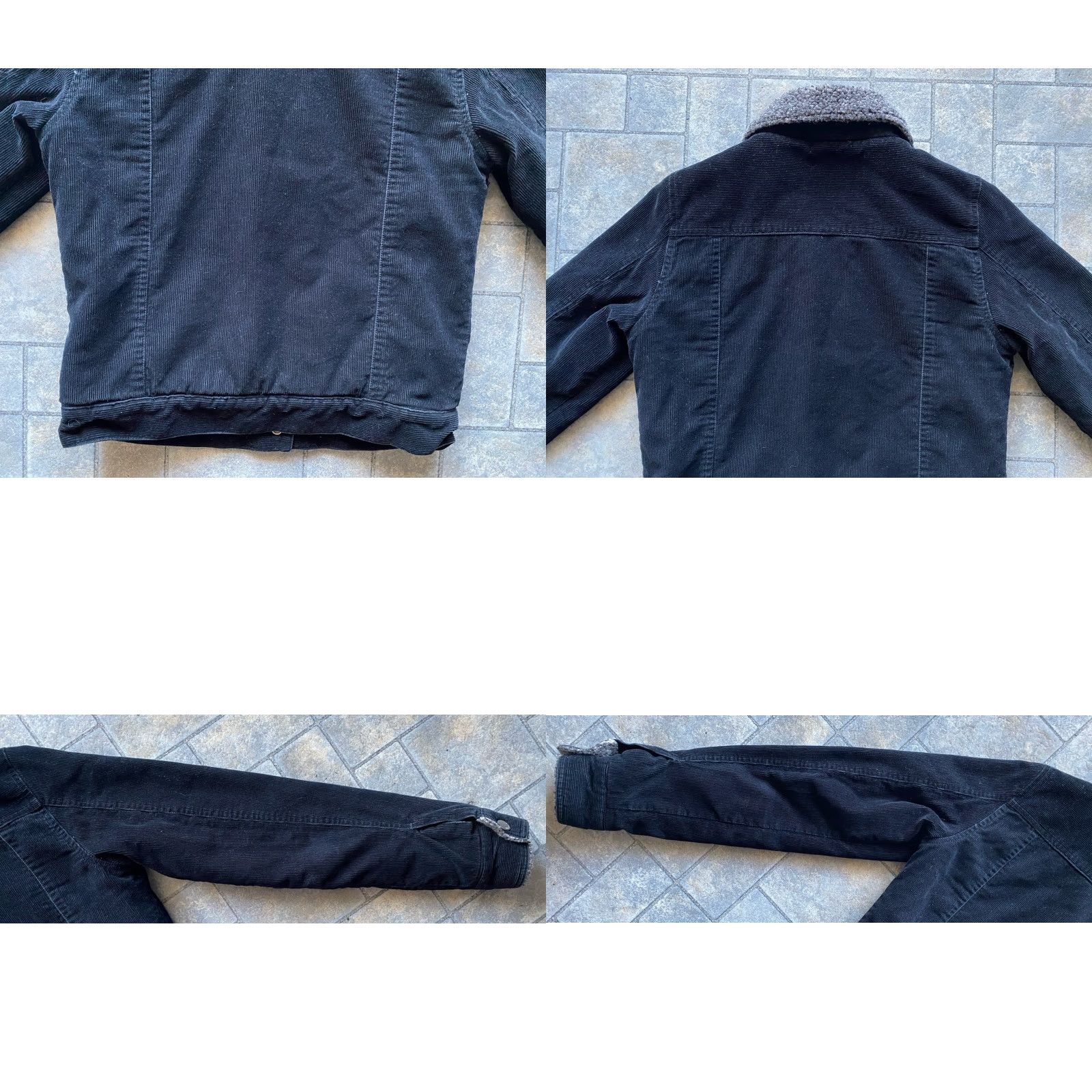 Billabong Billabong Corduroy Snap Jacket Black Sherpa Lined Women’s Size Small Size S / US 4 / IT 40 - 10 Thumbnail