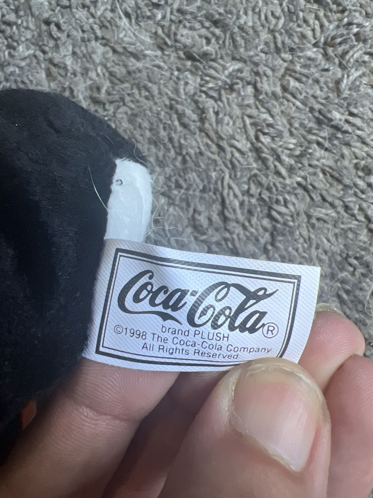 Coca Cola 1998 Coca-Cola Penguin In Snowflake Scarf Bean Bag Plush Size ONE SIZE - 6 Thumbnail