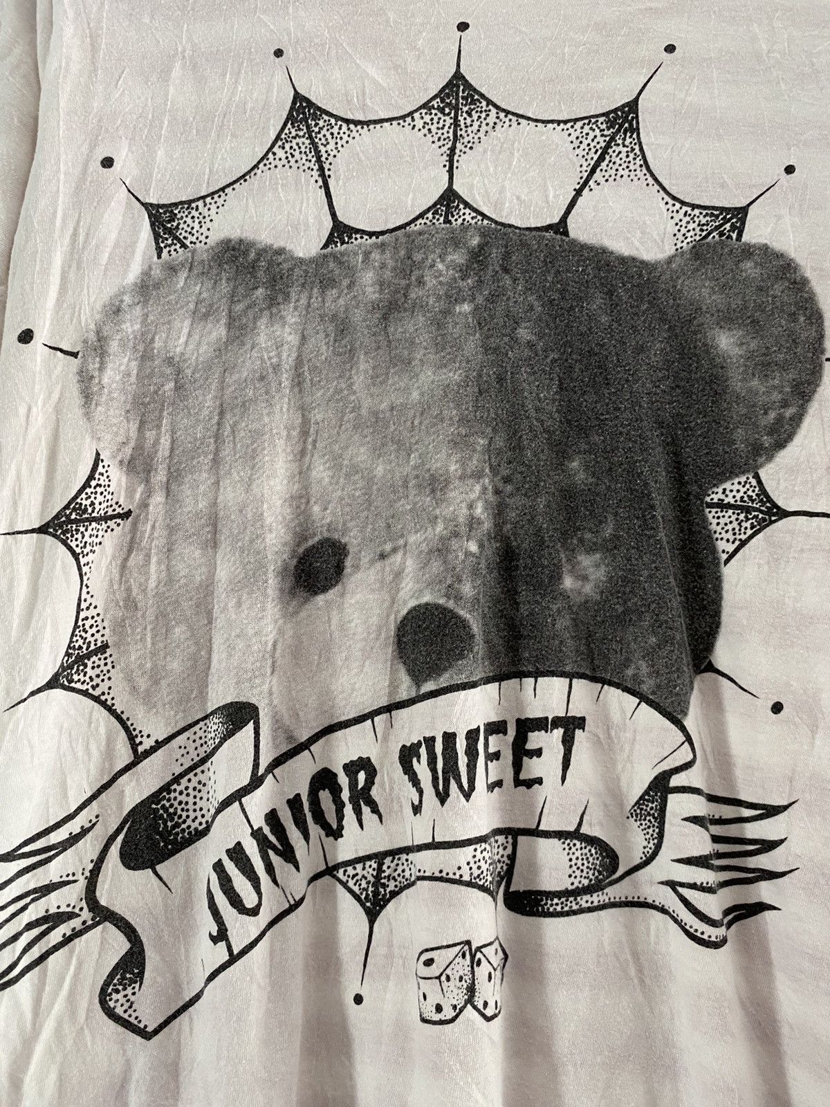 20471120 × Hysteric Glamour × Japanese Brand 2in1 junior sweet spider bear double layers tshirt Size US L / EU 52-54 / 3 - 4 Thumbnail