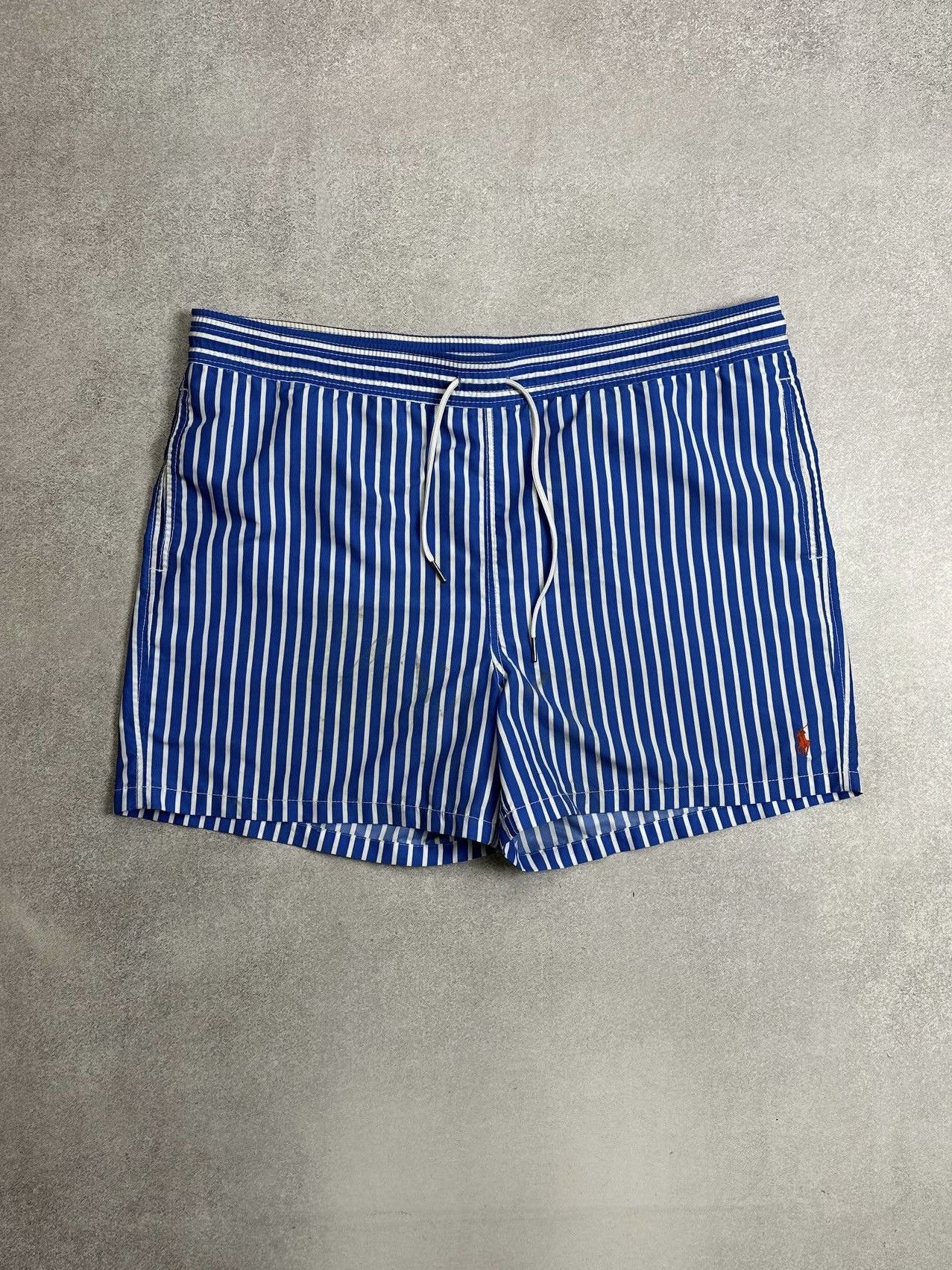 Polo Ralph Lauren Vintage Polo Ralph Lauren RRL Striped Swimming Shorts XL Size US 36 / EU 52 - 1 Thumbnail