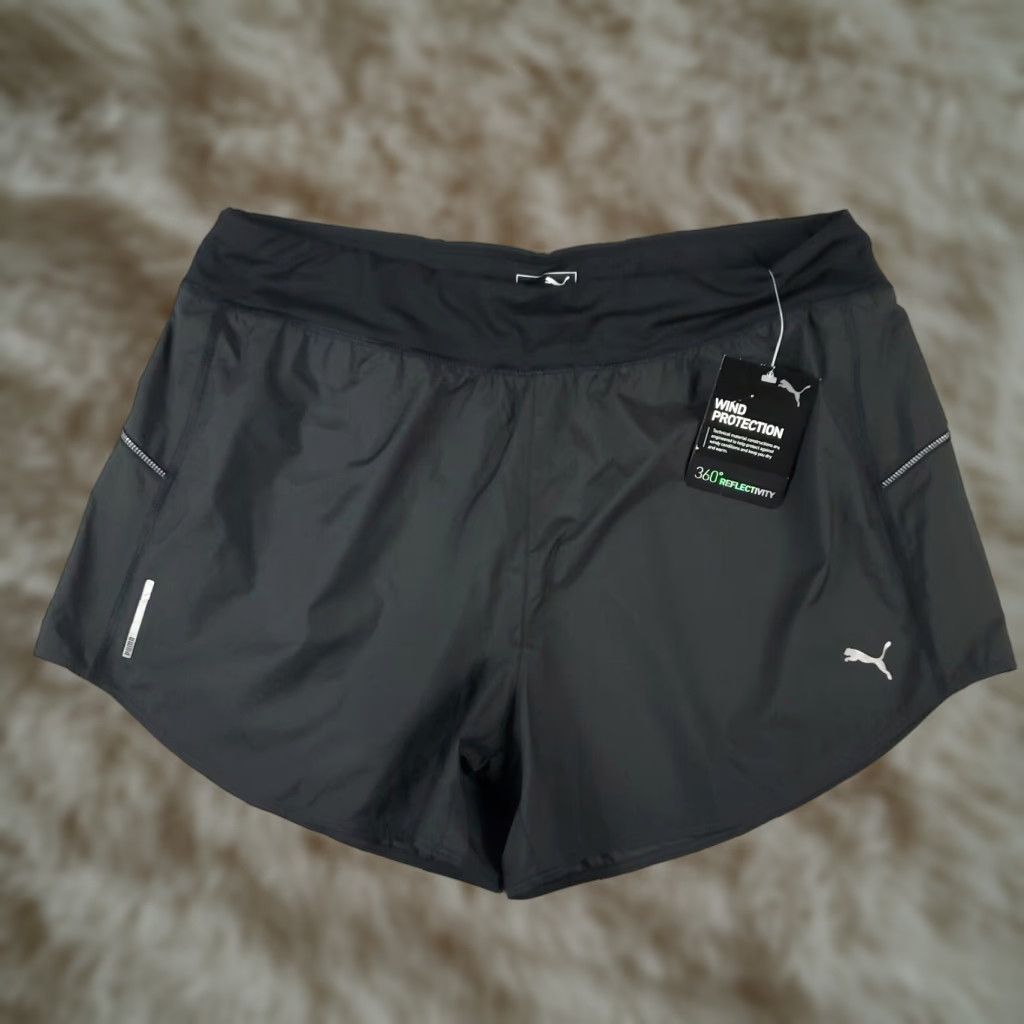 Puma PUMA Brand Shorts Womens XL Black Active Running Jogging Training Ladies Athletic Style Size 40" / US 18 - 1 Thumbnail