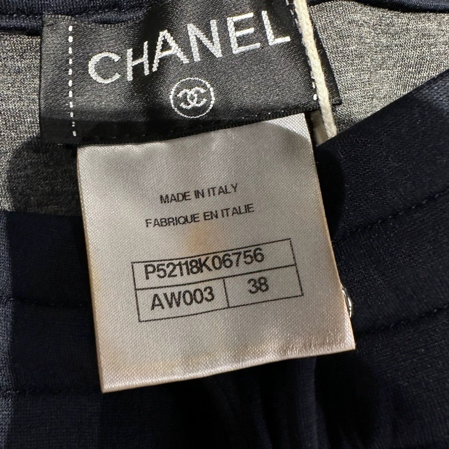 Chanel Chanel apr143 embroidered logo drawstring pants 38 Size 27" / US 4 / IT 40 - 4 Thumbnail
