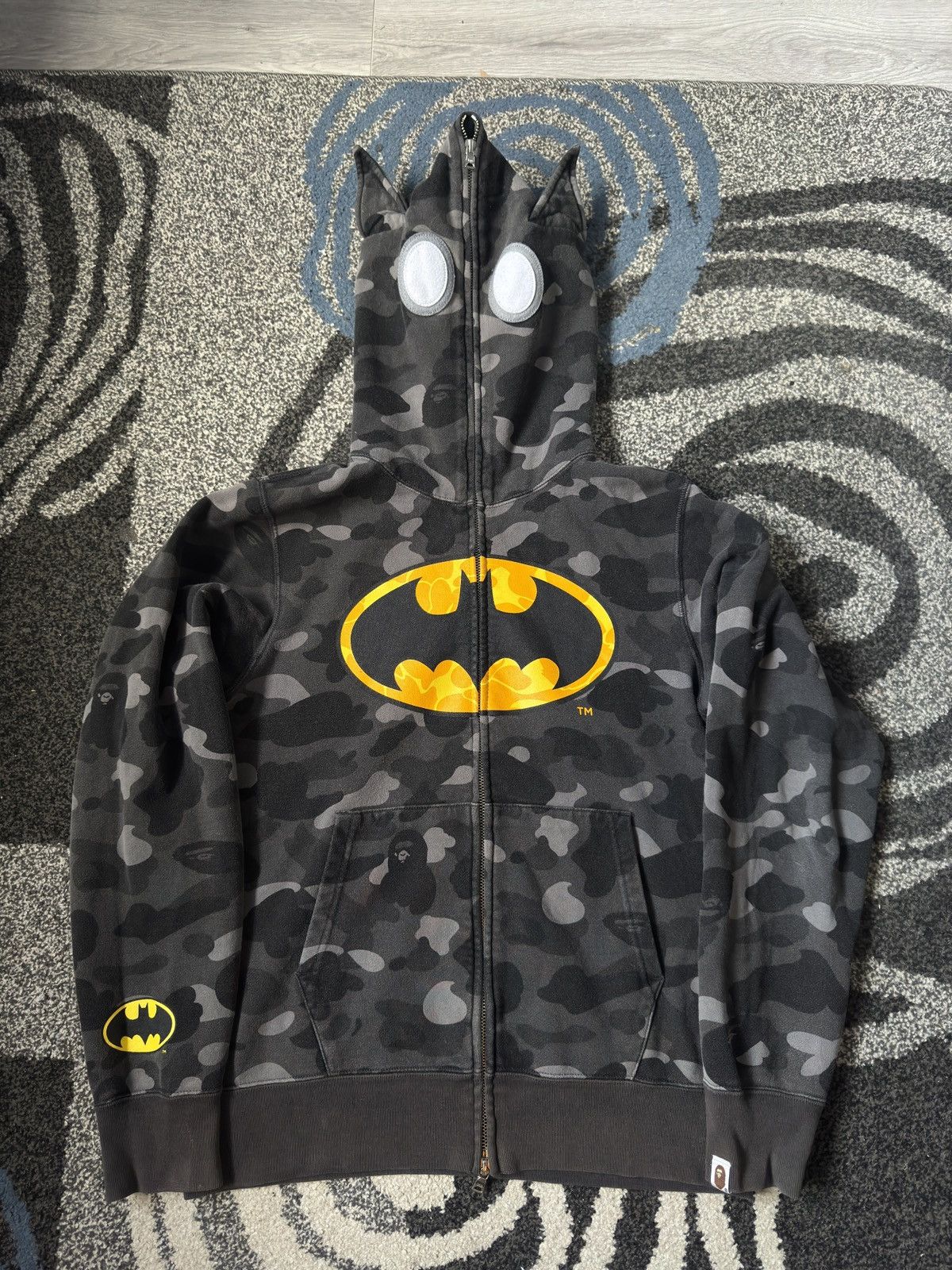 Bape × DC Comics Bape x DC Batman Color Camo Full Zip Hoodie