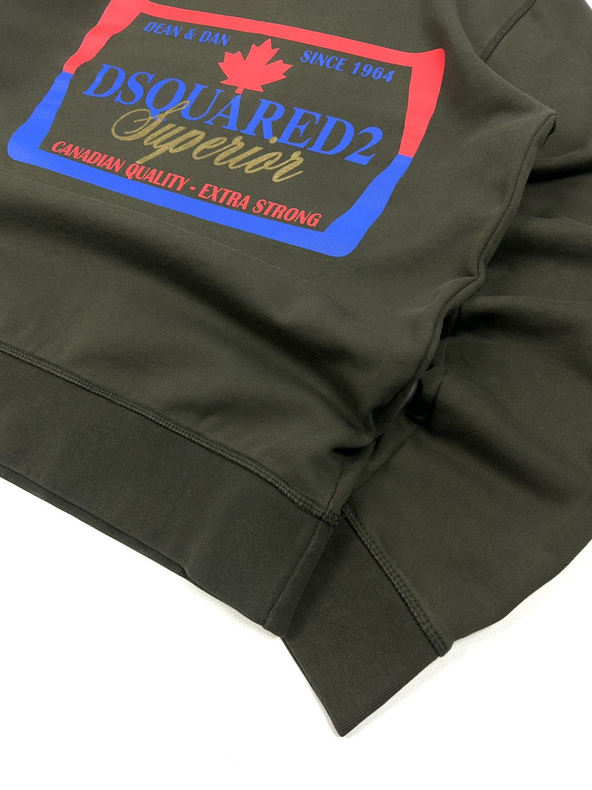 Dsquared2 Luxury Dsquared2 Superior Graphic Sweatshirt Green Vintage Size US M / EU 48-50 / 2 - 9 Thumbnail
