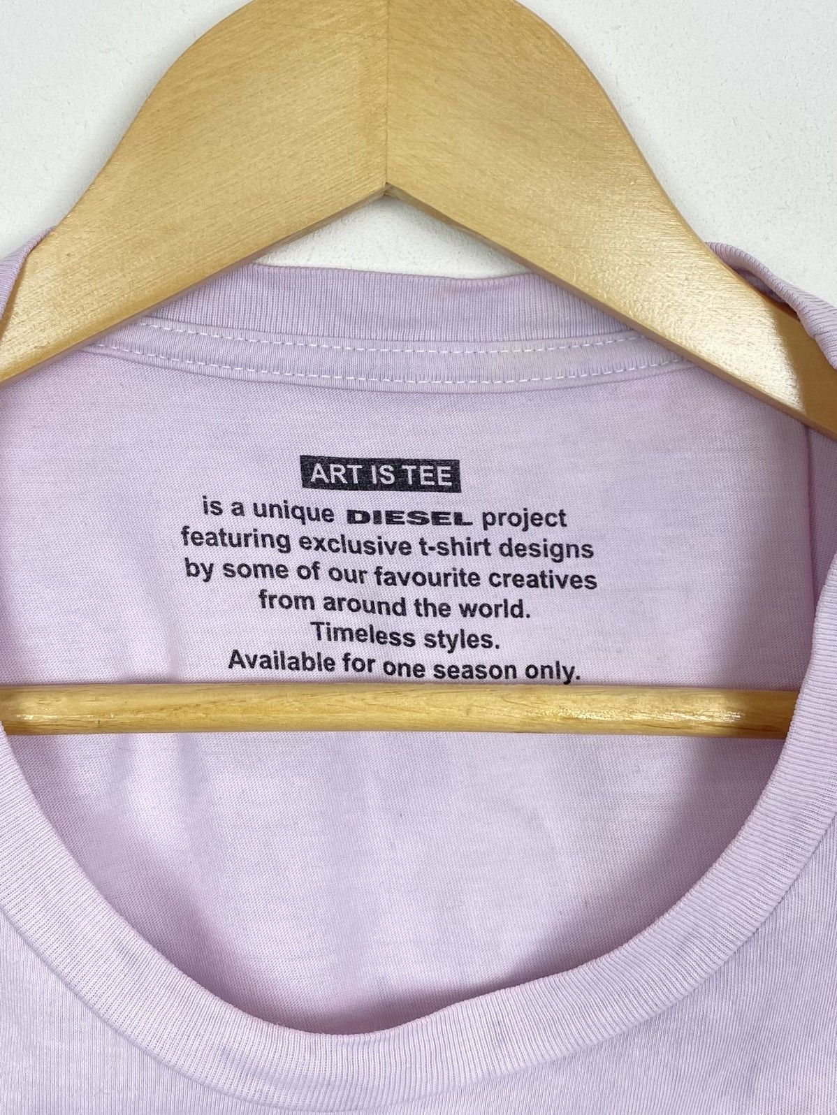 Diesel Diesel Snike Art Print Graphic Tee Y2K Baby Pink Streetwear Size US L / EU 52-54 / 3 - 8 Thumbnail