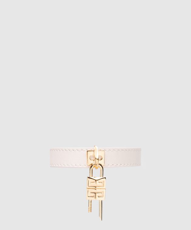 Givenchy o1srvl11e0725 Size: OS / Lock Bracelet in Beige Size ONE SIZE - 1 Thumbnail
