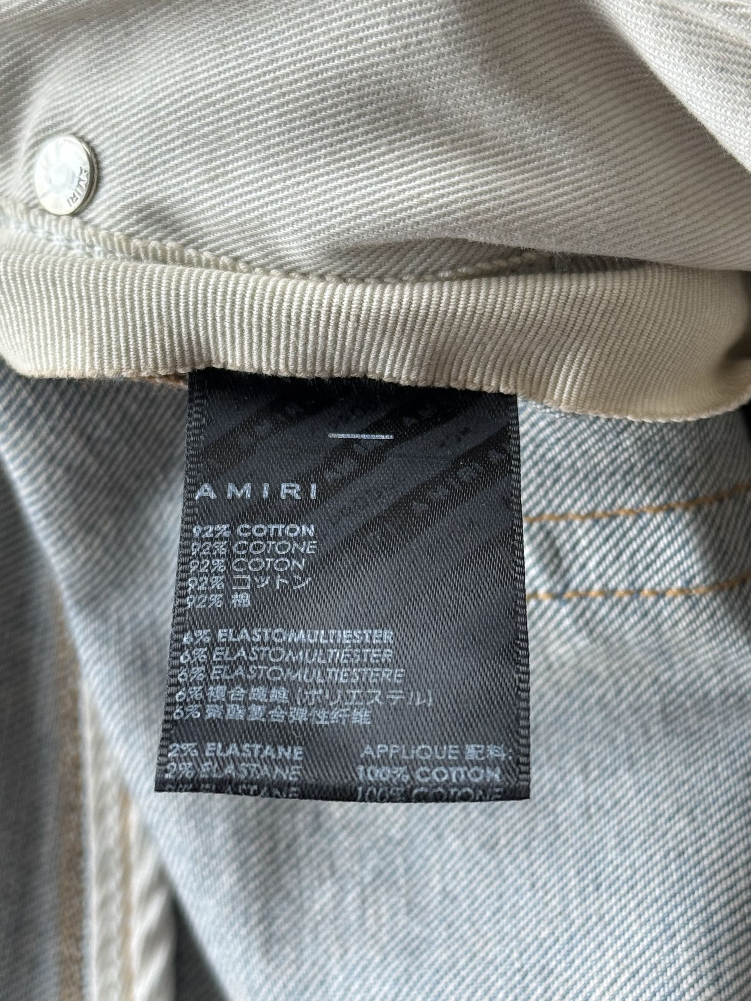 Amiri Amiri Clay Indigo Rainbow Bandana Patch Thrasher Jeans Size US 36 / EU 52 - 4 Thumbnail