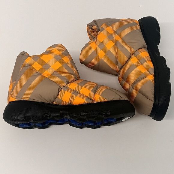 Burberry Burberry Men's Yellow Check Pillow Boots - EU44/US11 Size US 11 / EU 44 - 7 Thumbnail