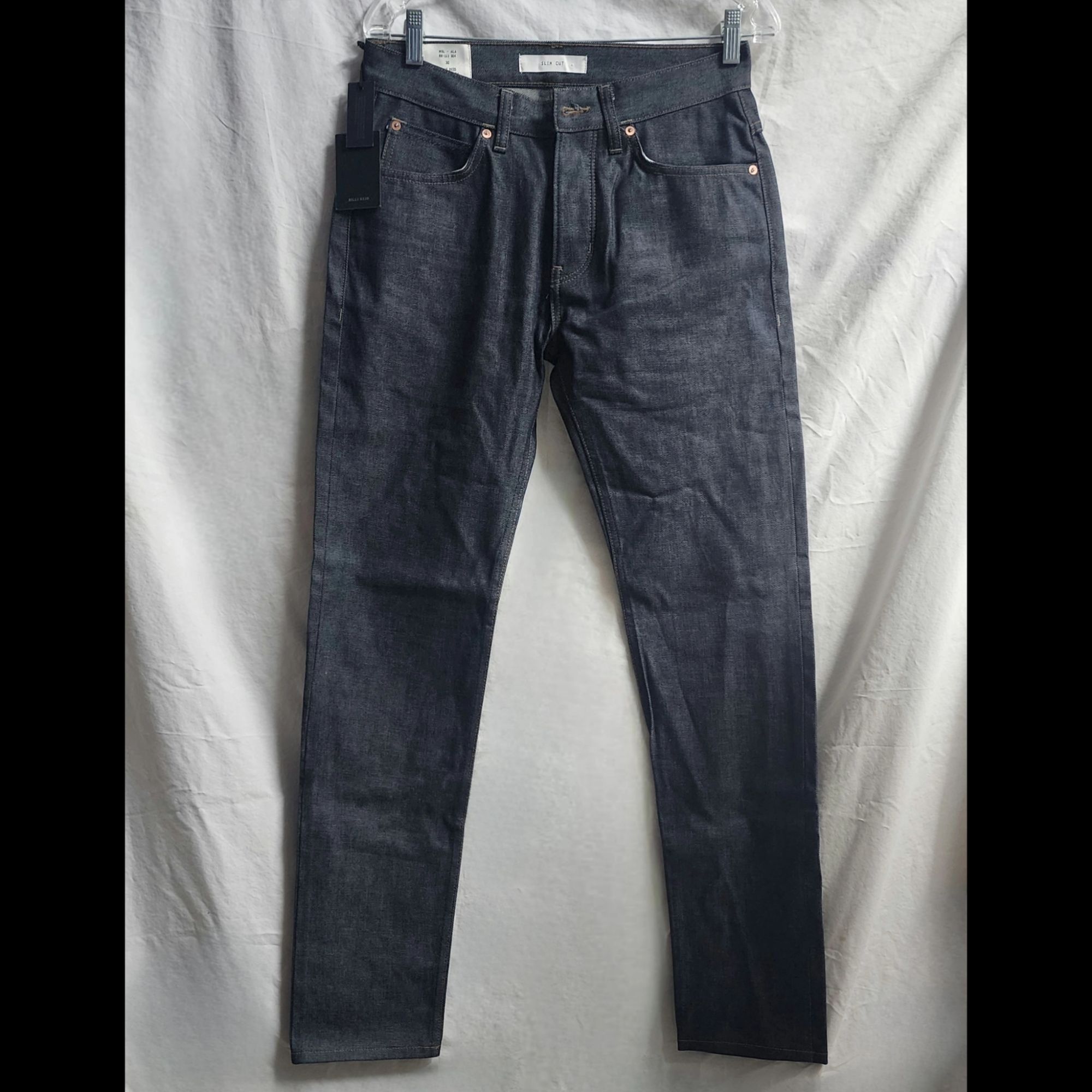 Billy Reid Billy Reid MSL-ALA Mens Slim Fit RN-113814 Selvedge Jeans Size US 30 / EU 46 - 1 Thumbnail