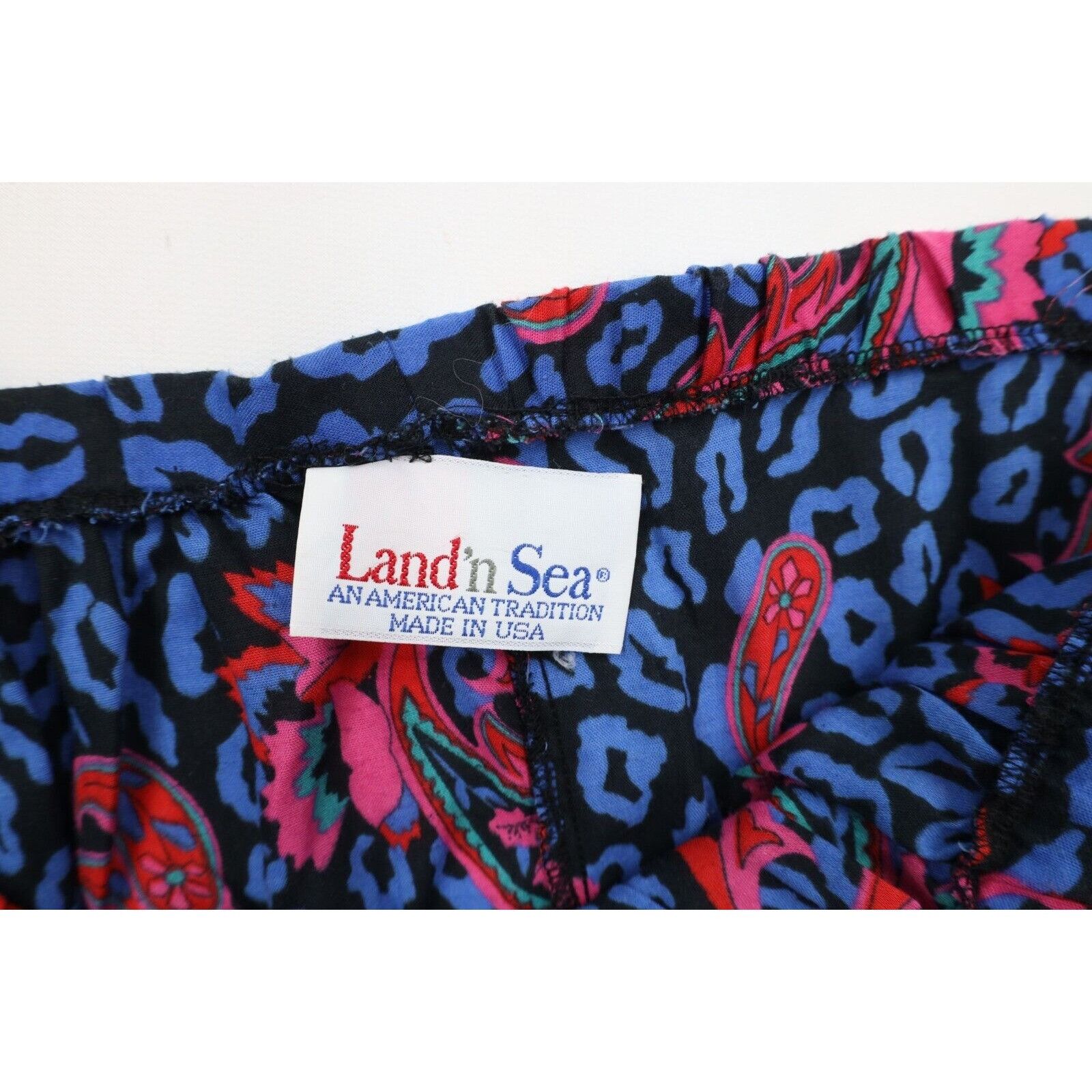 Vintage Vintage 70s Streetwear Rainbow Paisley Pleated Skirt Size 38" / US 16 / IT 52 - 5 Thumbnail