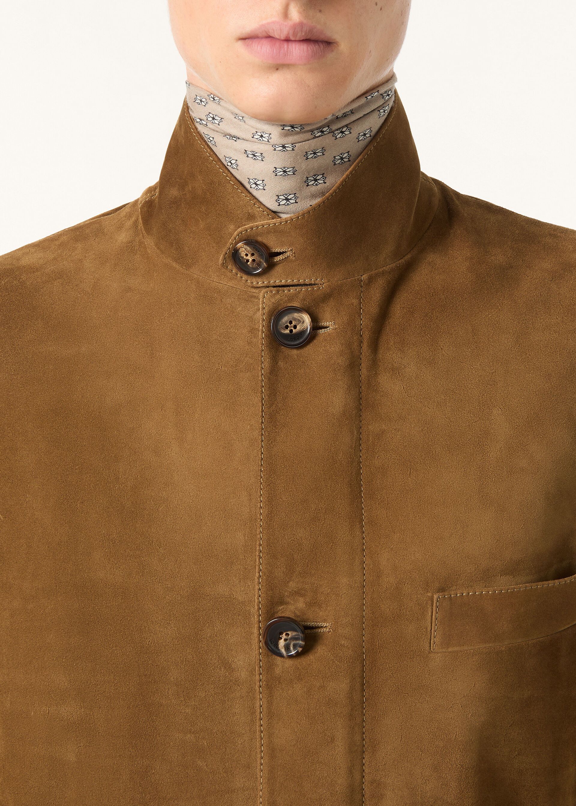 Loro Piana os11x0326 FAQ3018 Roadster Jacket in Cognac Size US XL / EU 56 / 4 - 4 Thumbnail