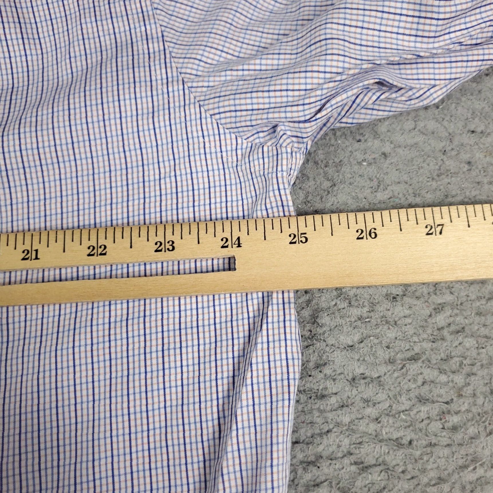 David Donahue David Donahue Shirt Mens XL Blue Check Button-Up Long Sleeve Casual Business Formal Workwear Preppy Modern Size US XL / EU 56 / 4 - 5 Thumbnail