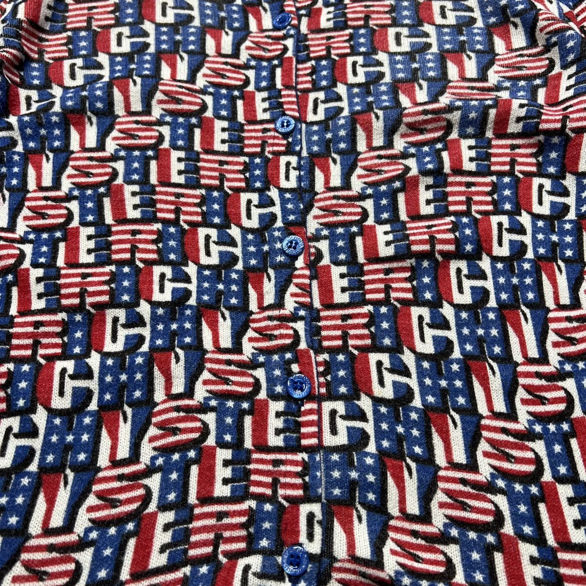 Hysteric Glamour Hysteric Glamour - American Flag Hysteric Script Cardigan Size ONE SIZE - 10 Thumbnail