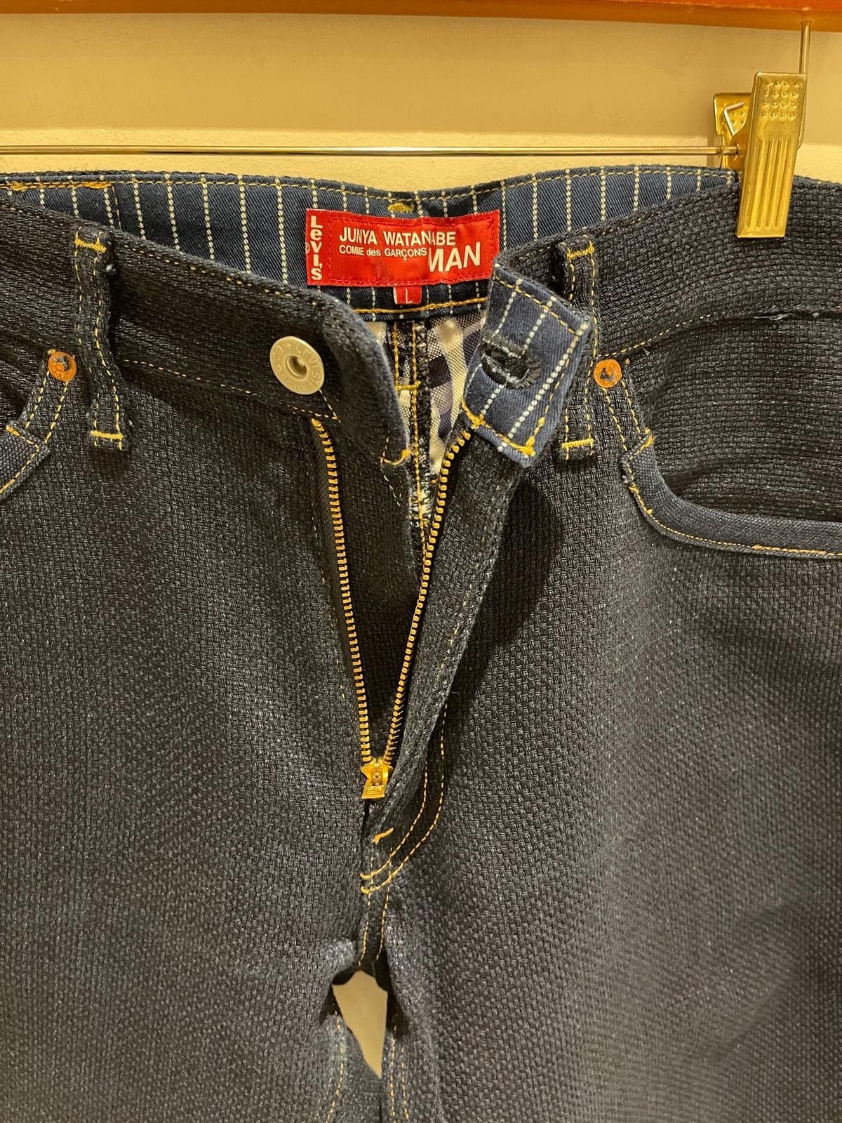 Junya Watanabe Junya Watanabe Denim Navy Pants Size US 33 - 4 Thumbnail