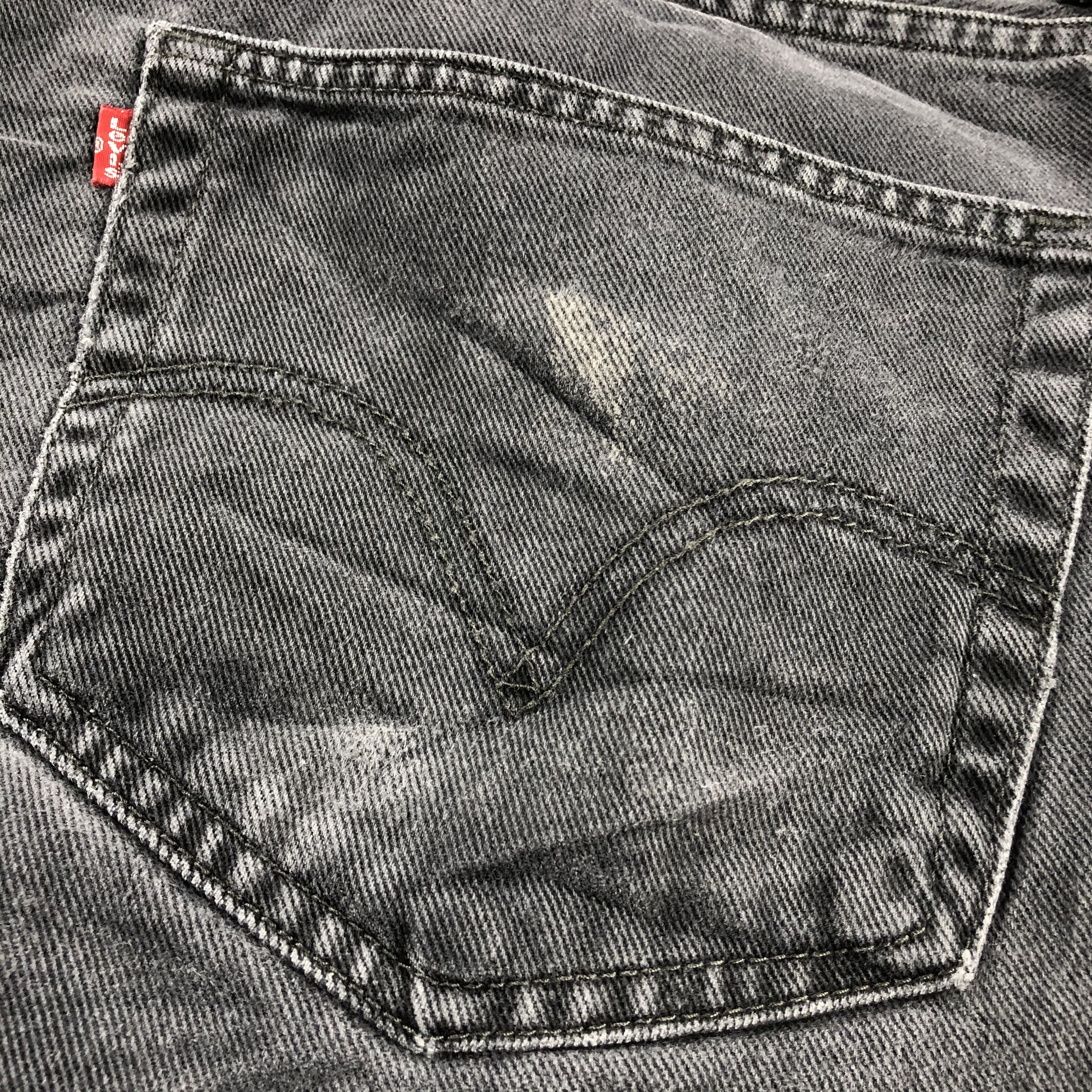 Levi's Vintage Faded Black Levis 550 Jeans-J2601 Size US 36 / EU 52 - 8 Thumbnail