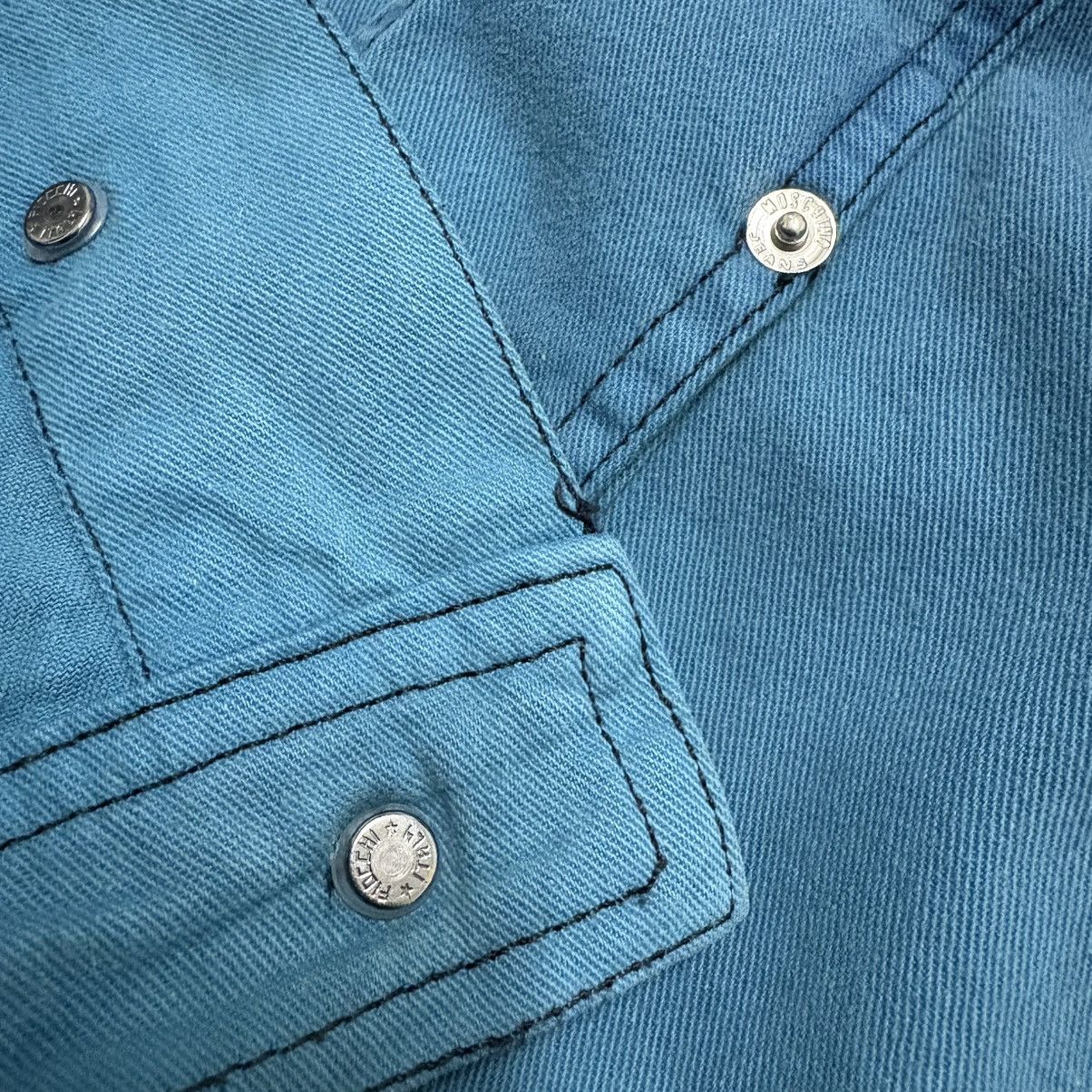 Moschino 🔴 MOSCHINO Vintage Denim Jacket 🔴 Size S / US 4 / IT 40 - 9 Thumbnail