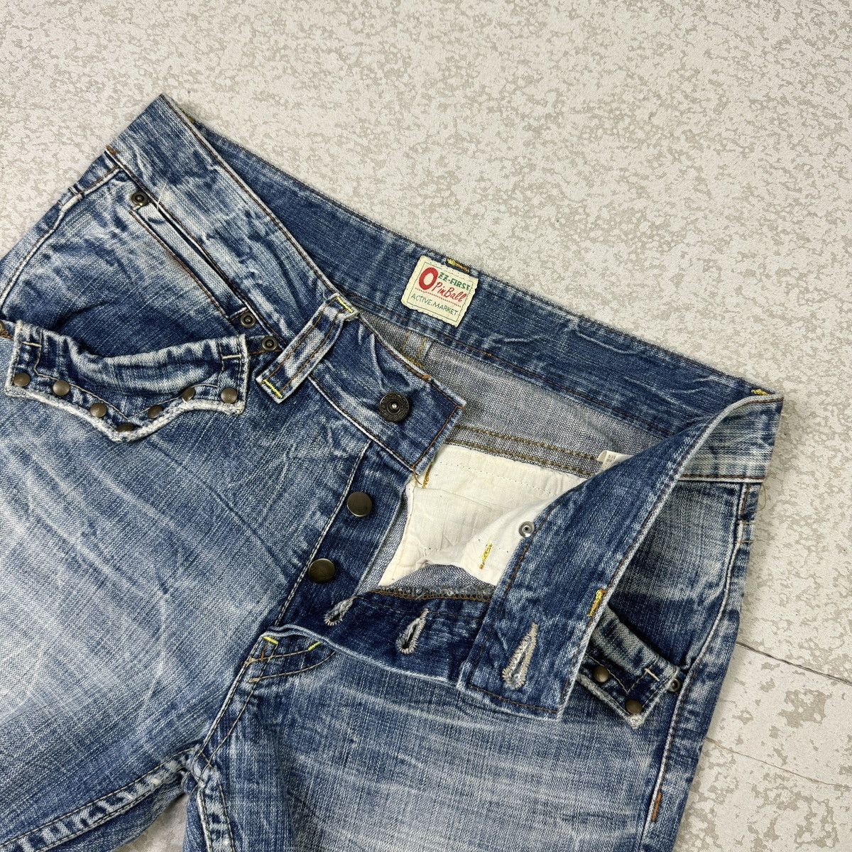 If Six Was Nine Twist Leg - 2000s Ozz-First Flared Jeans Size US 32 / EU 48 - 8 Thumbnail