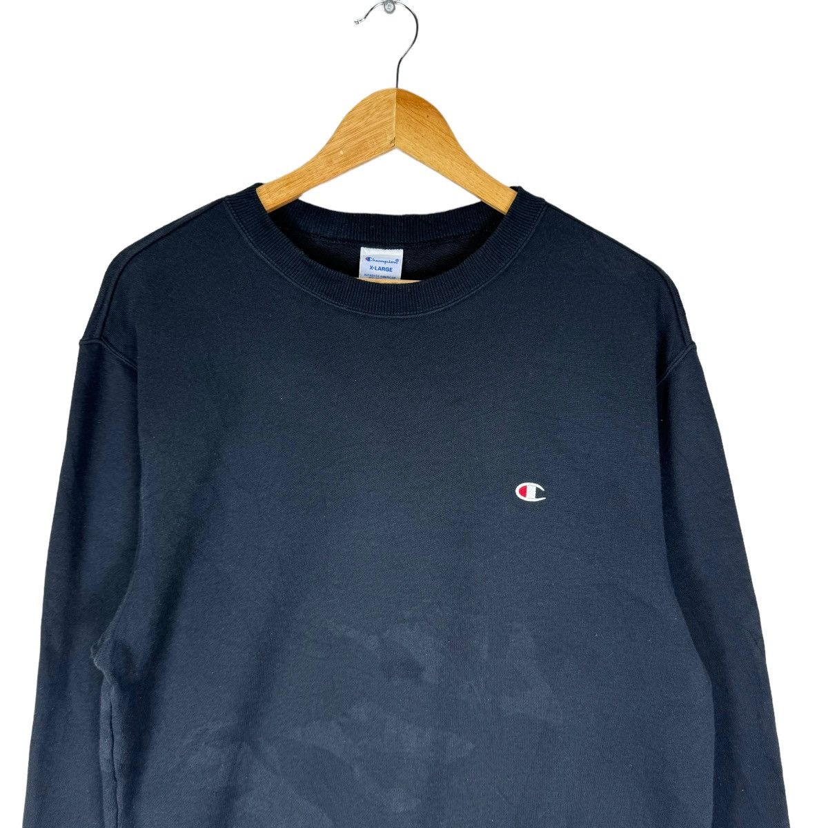 Champion × Vintage ⚡️CHAMPION SMALL LOGO CREWNECK SWEATSHIRT Size US XL / EU 56 / 4 - 2 Thumbnail