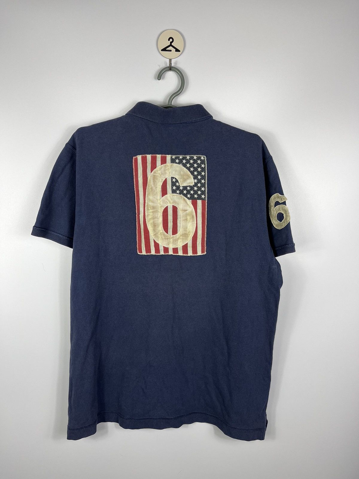 Polo Ralph Lauren Polo Jeans Company Ralph Lauren 1967 USA Flag #6 Polo Shirt Size US L / EU 52-54 / 3 - 1 Thumbnail