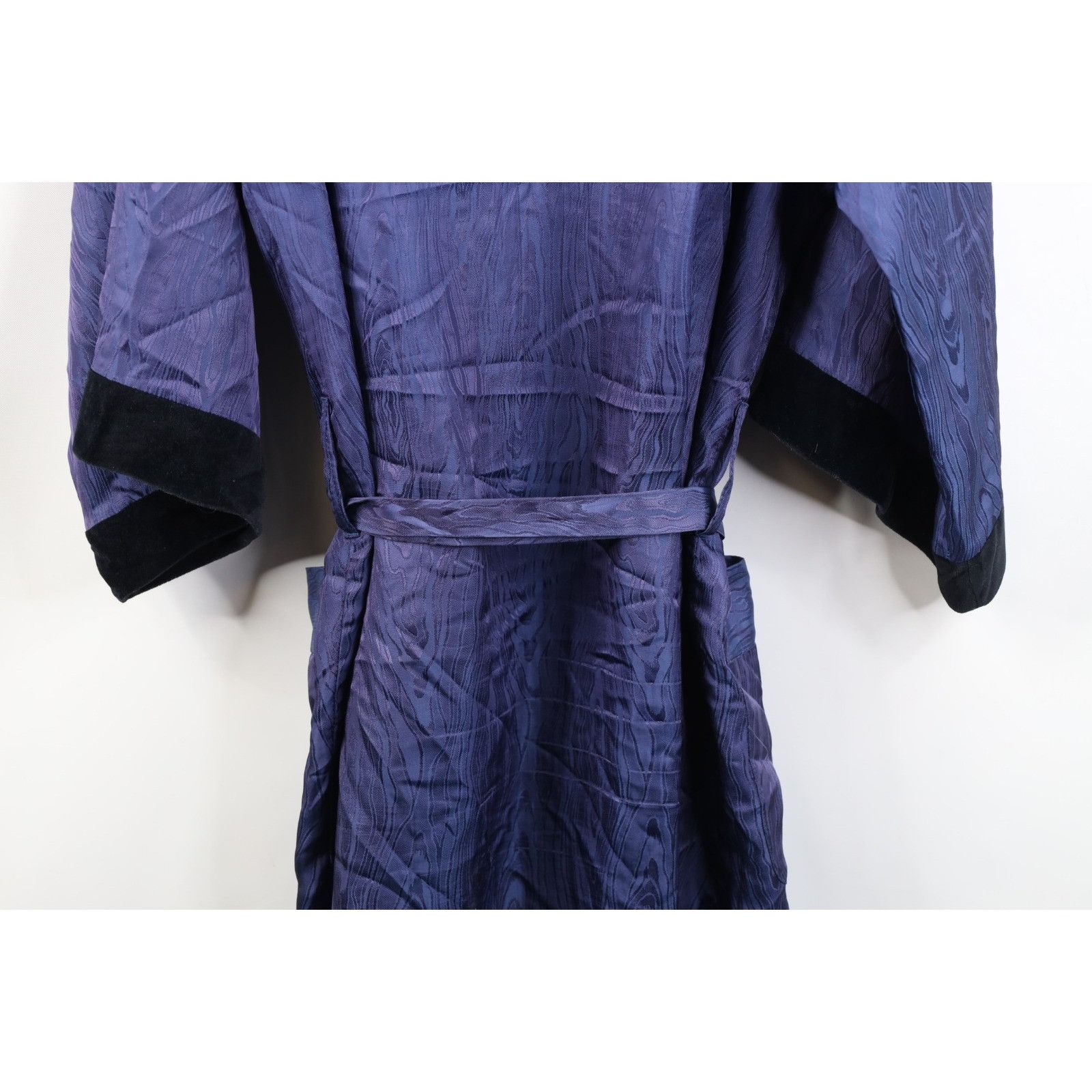Pierre Cardin Vintage 70s Pierre CardinVelvet Trim Silky Belted Robe Size US S / EU 44-46 / 1 - 19 Thumbnail