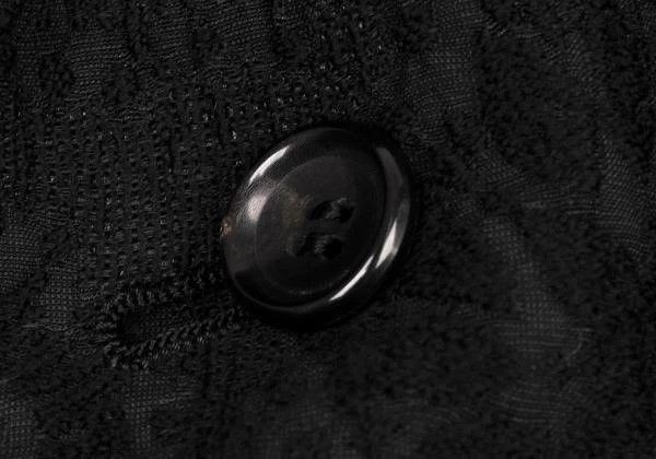 Comme des Garcons Comme des Garcons Retro black jacquard tuxedo top Size XS / US 0-2 / IT 36-38 - 5 Thumbnail