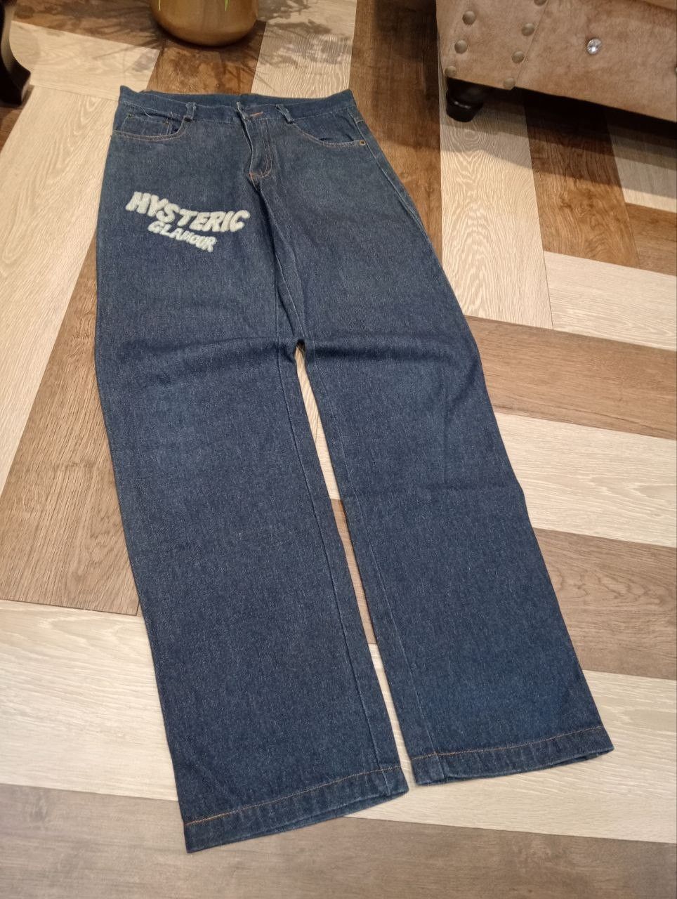 Hysteric Glamour VINTAGE HYSTERIC MINI BLUE DENIM PANTS Size US 29 - 3 Thumbnail