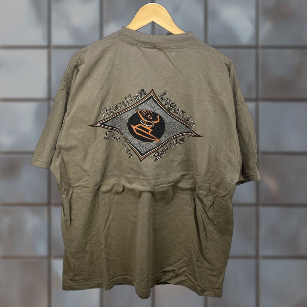 Vintage VINTAGE 90s Hawaii Surf Custom Boards T-Shirt 2XL Murina - Beige Cotton Short Sleeve Crew Neck Men’s T-Shirt Size US XXL / EU 58 / 5 - 1 Thumbnail