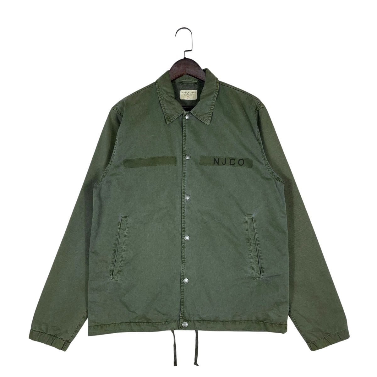 Nudie Jeans Nudie Jeans Co Torkel Coach Jacket Army Organic Cotton Size US M / EU 48-50 / 2 - 1 Thumbnail