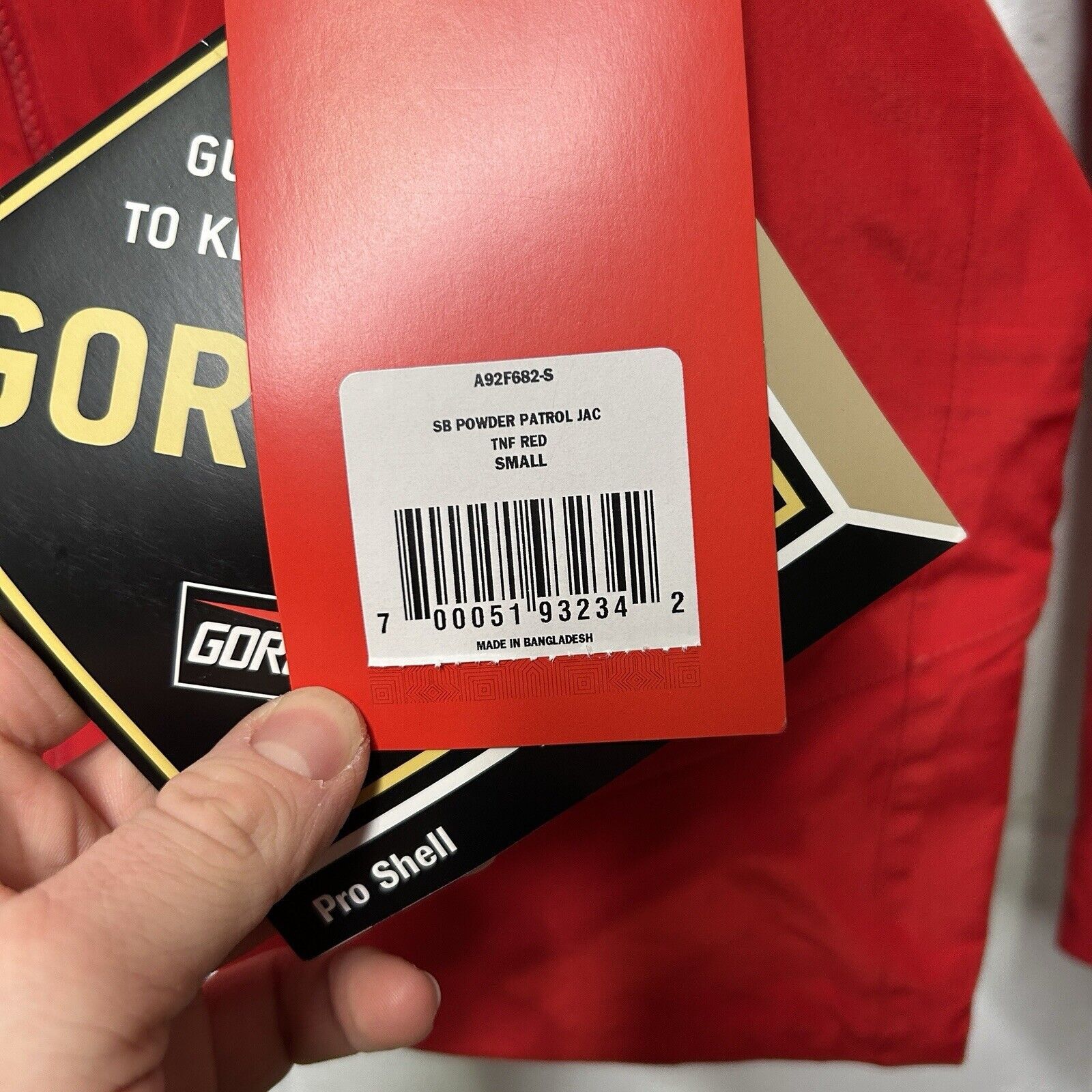 The North Face North Face TNF “Powder Patrol” Red Cross Light Gore-Tex 2024 Size US S / EU 44-46 / 1 - 6 Thumbnail