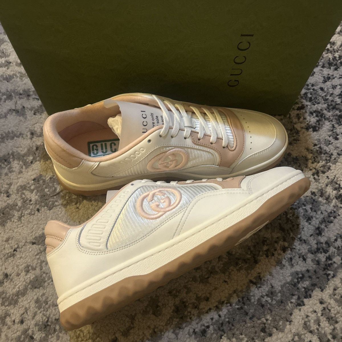 Gucci Gucci MAC80 Low Top Leather Skateboard Sneakers Size US 9 / IT 39 - 5 Thumbnail