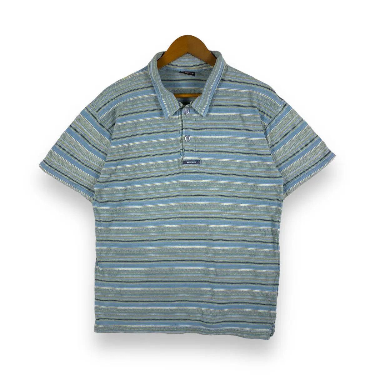 O'Neill Vintage 90's O'NEILL TomTom Graphic Surfing Polo Shirt Size US M / EU 48-50 / 2 - 1 Thumbnail