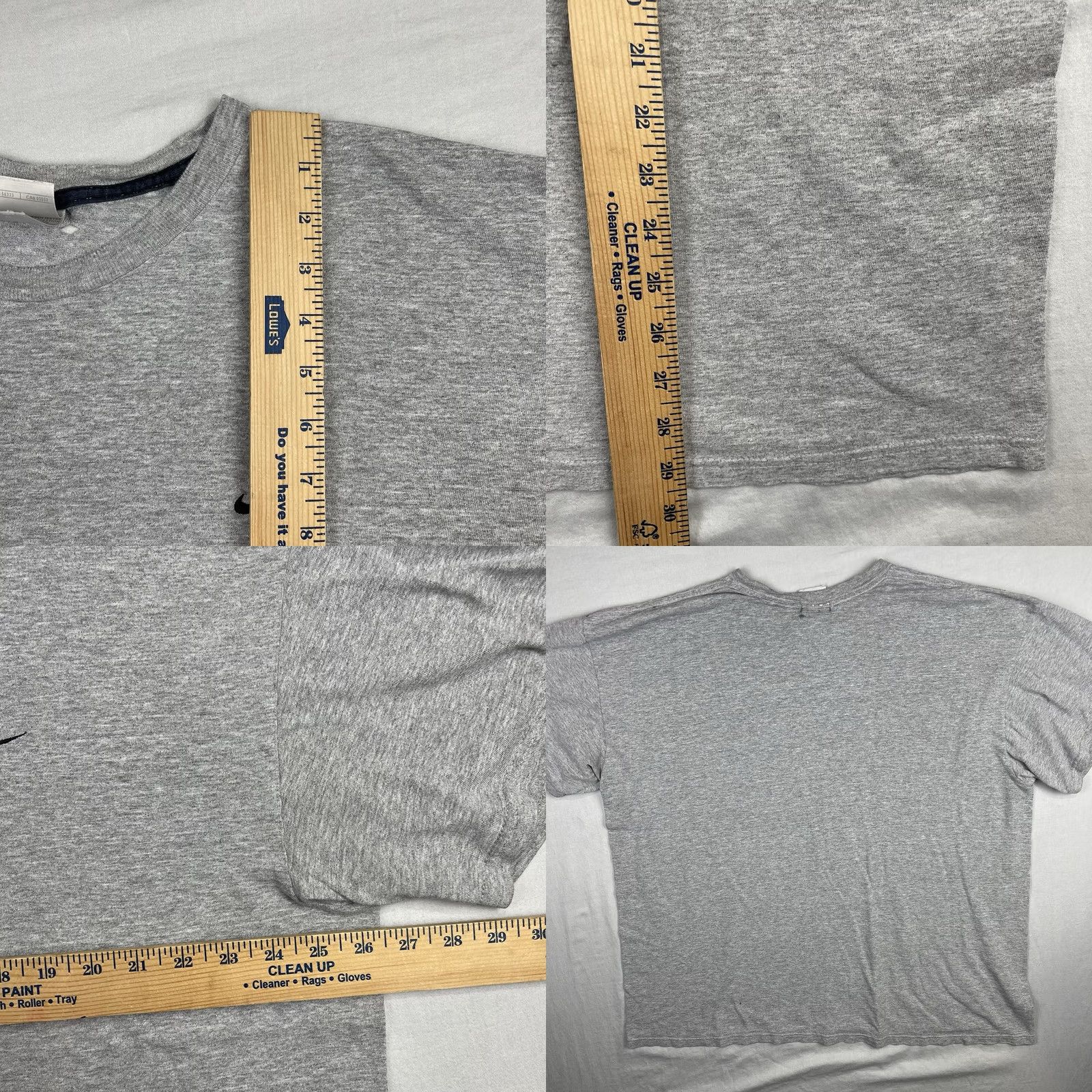 Nike VINTAGE Nike Shirt Mens 2XL Gray Swoosh Logo Tee Streetwear 2XL Size Adult Mens USA Retro Sports Cotton Crew Neck Short Sleeve T-Shirt Gross? Size US XXL / EU 58 / 5 - 8 Thumbnail