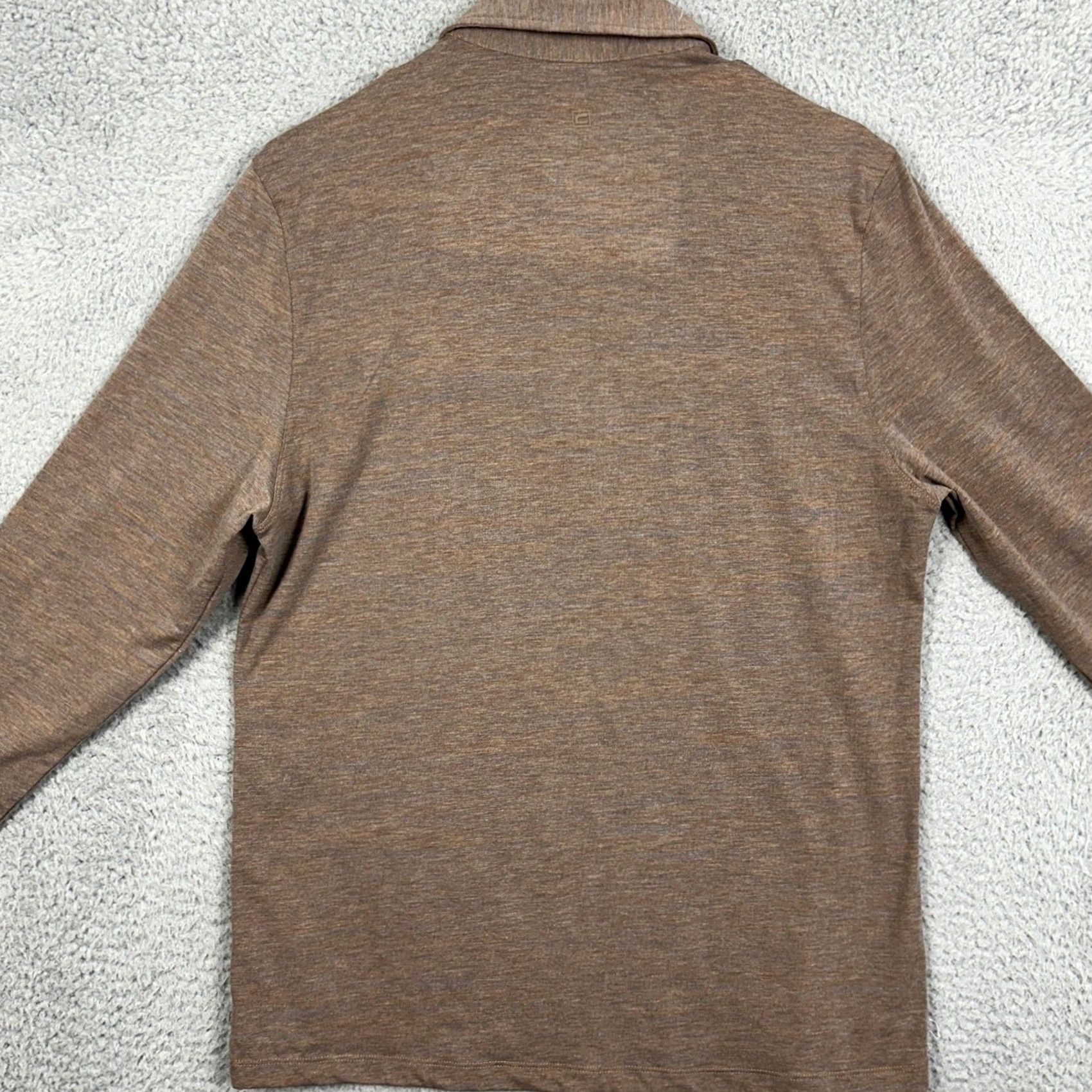 Vintage Crzyoga Polo Shirt Brown Long Sleeve Men Small Casual Classic Button Neck Collared Solid Size US S / EU 44-46 / 1 - 3 Thumbnail
