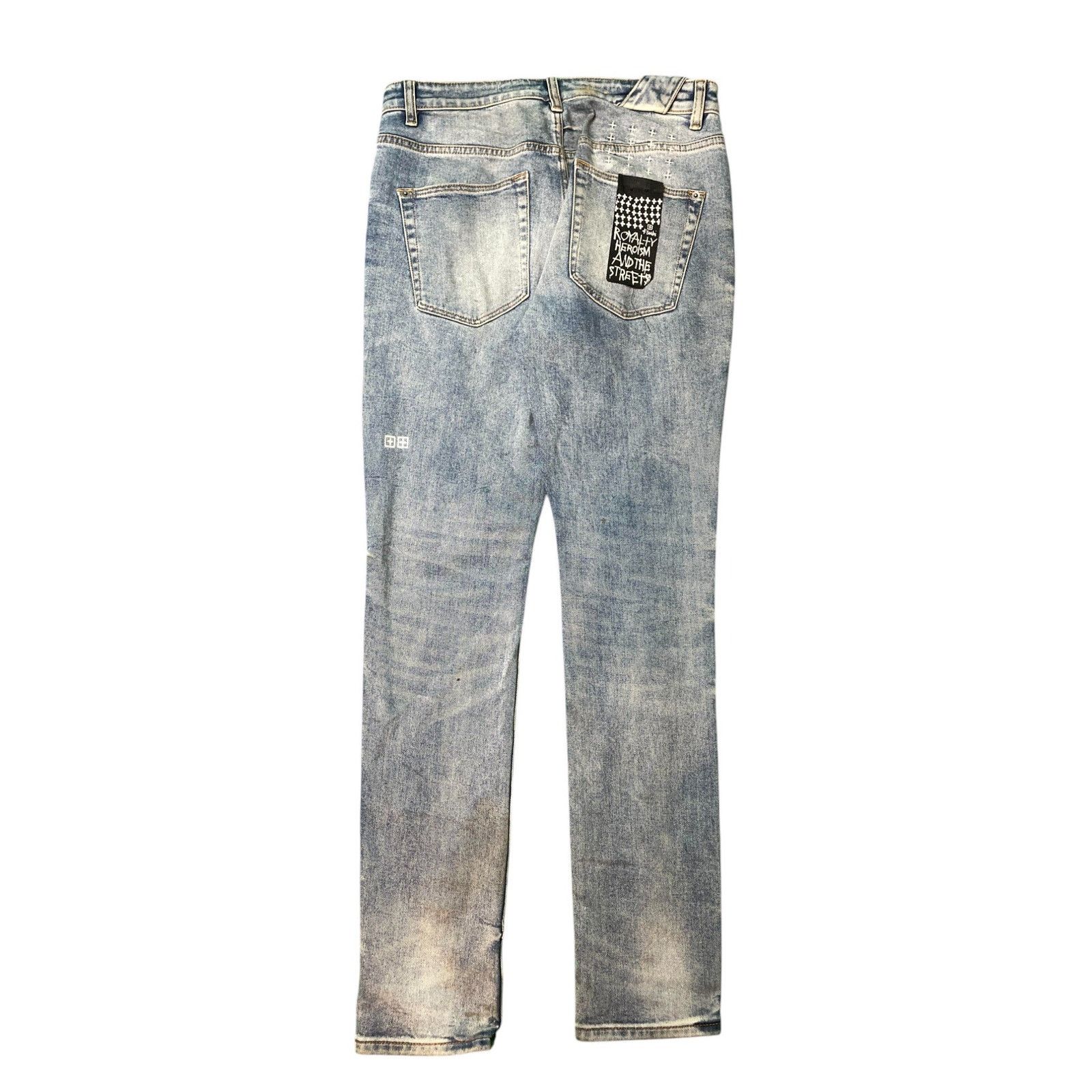 Ksubi Ksubi "Van Winkle Half Way" Light Wash Blue Jeans Size US 31 - 2 Thumbnail