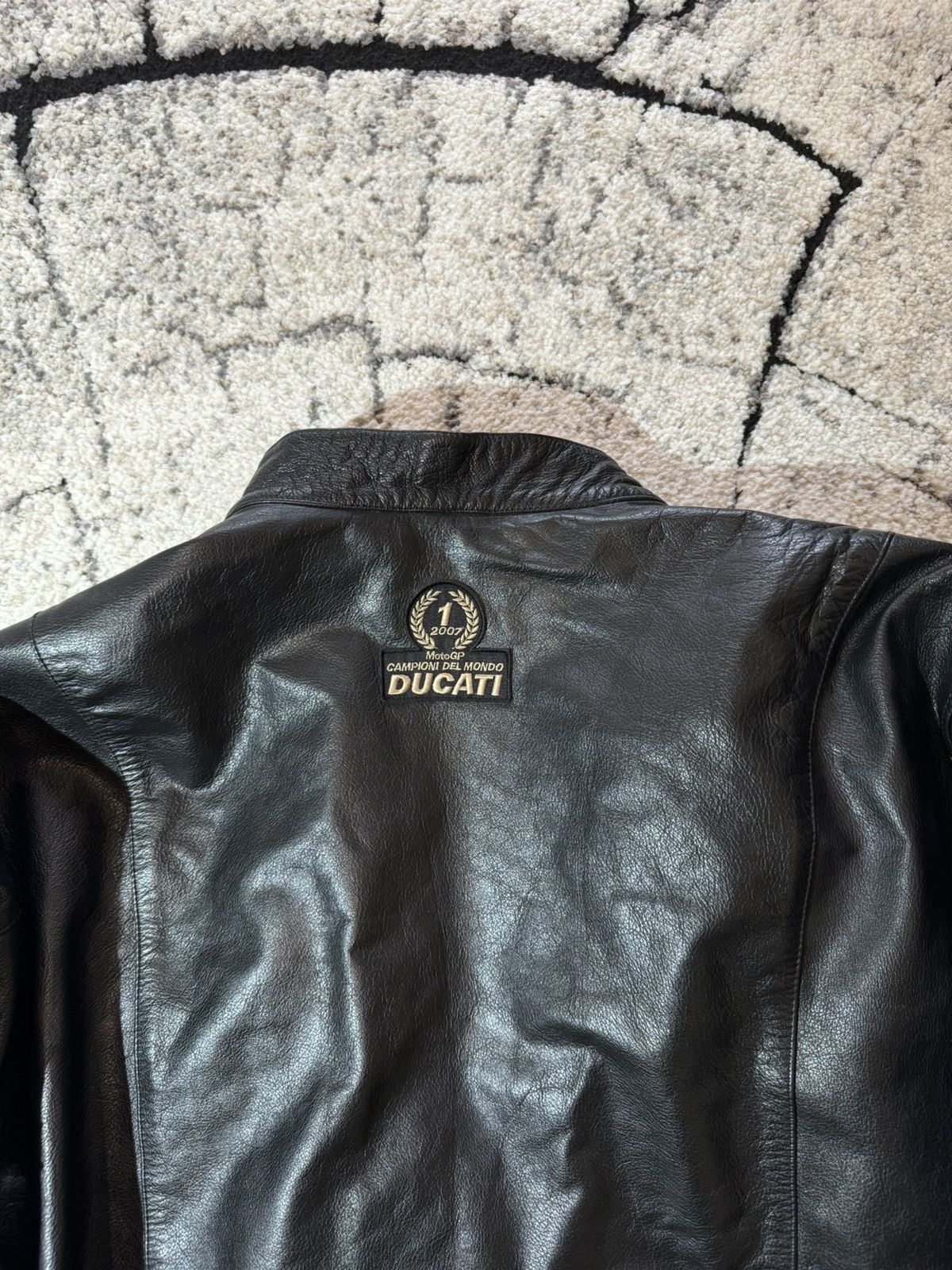 Ducati 2007 Ducati by Dainese Leather Motorcycle Black Jacket 2XL Size US XXL / EU 58 / 5 - 14 Thumbnail