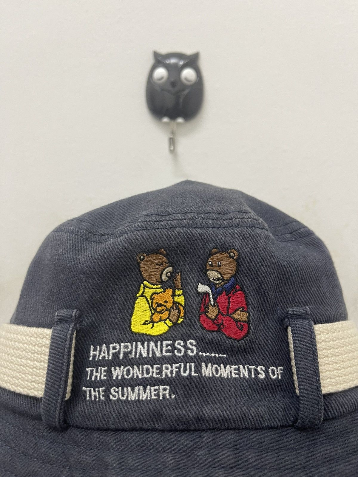 Jean Charles De Castelbajac Rare Vintage CASTELBAJAC SPORT Happiness Art Bucket Hat Size ONE SIZE - 2 Thumbnail